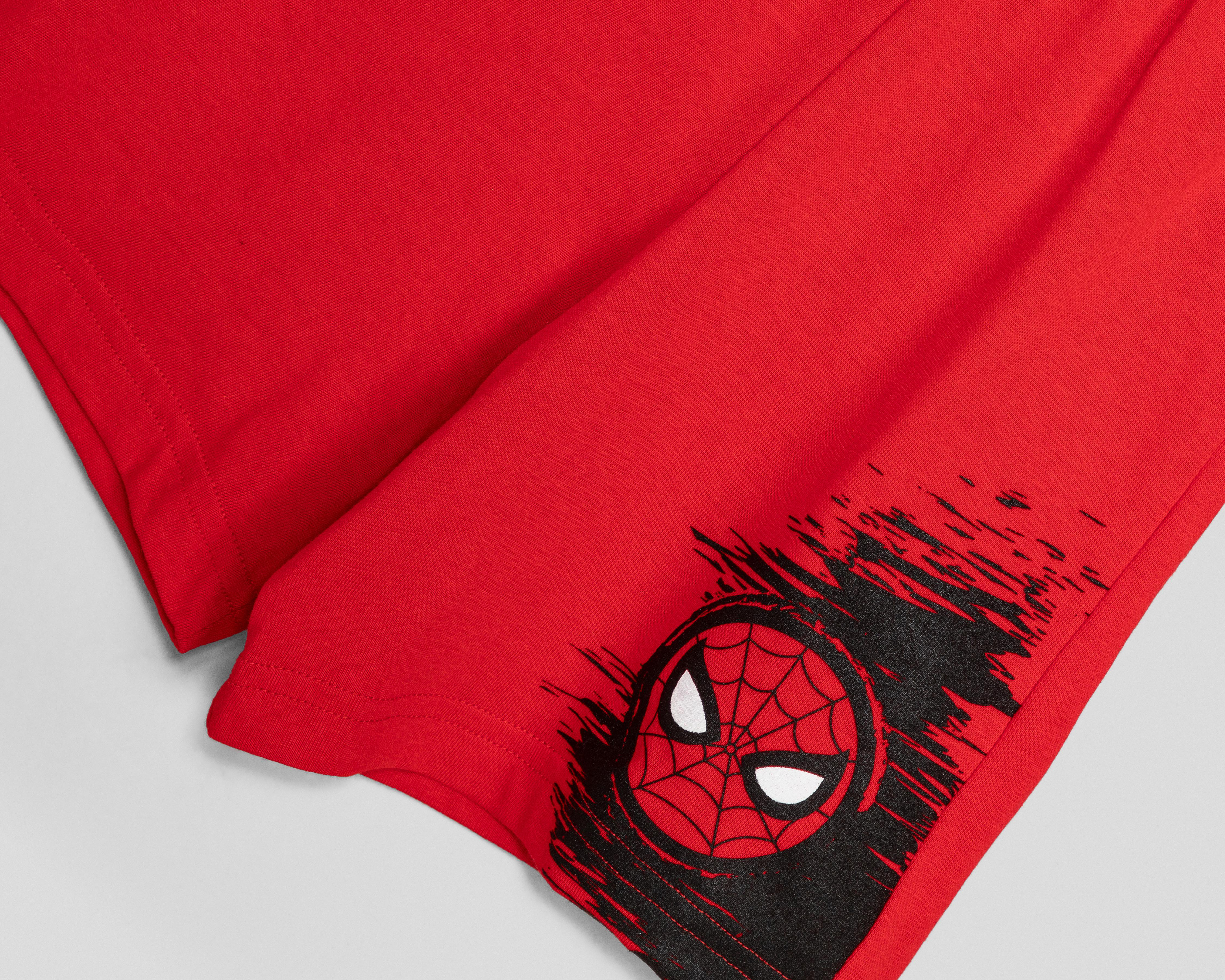 Foto 4 | Conjunto de Short y Playera Marvel Spider-Man para Niño