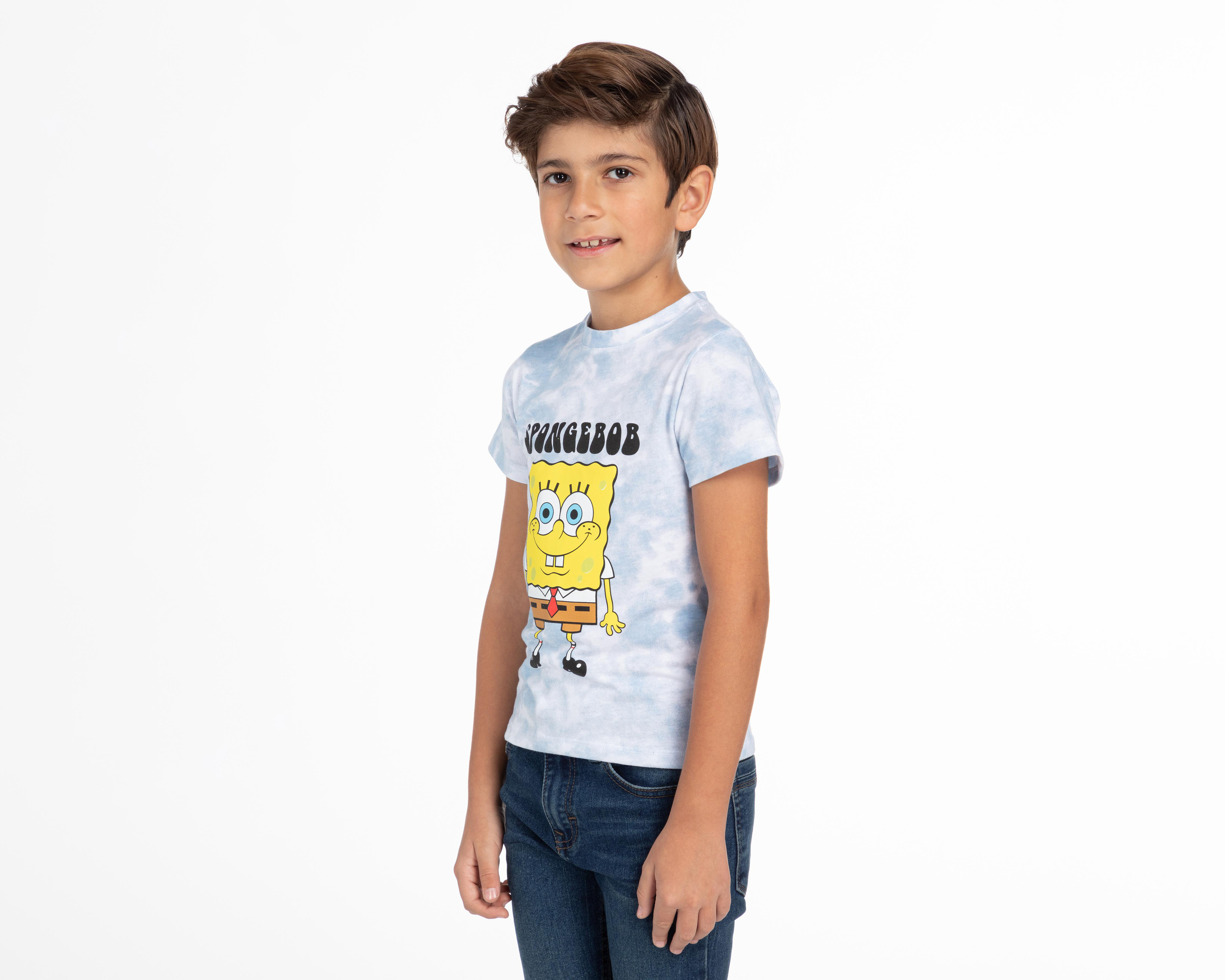 Foto 2 pulgar | Playera Bob Esponja por Refill para Niño