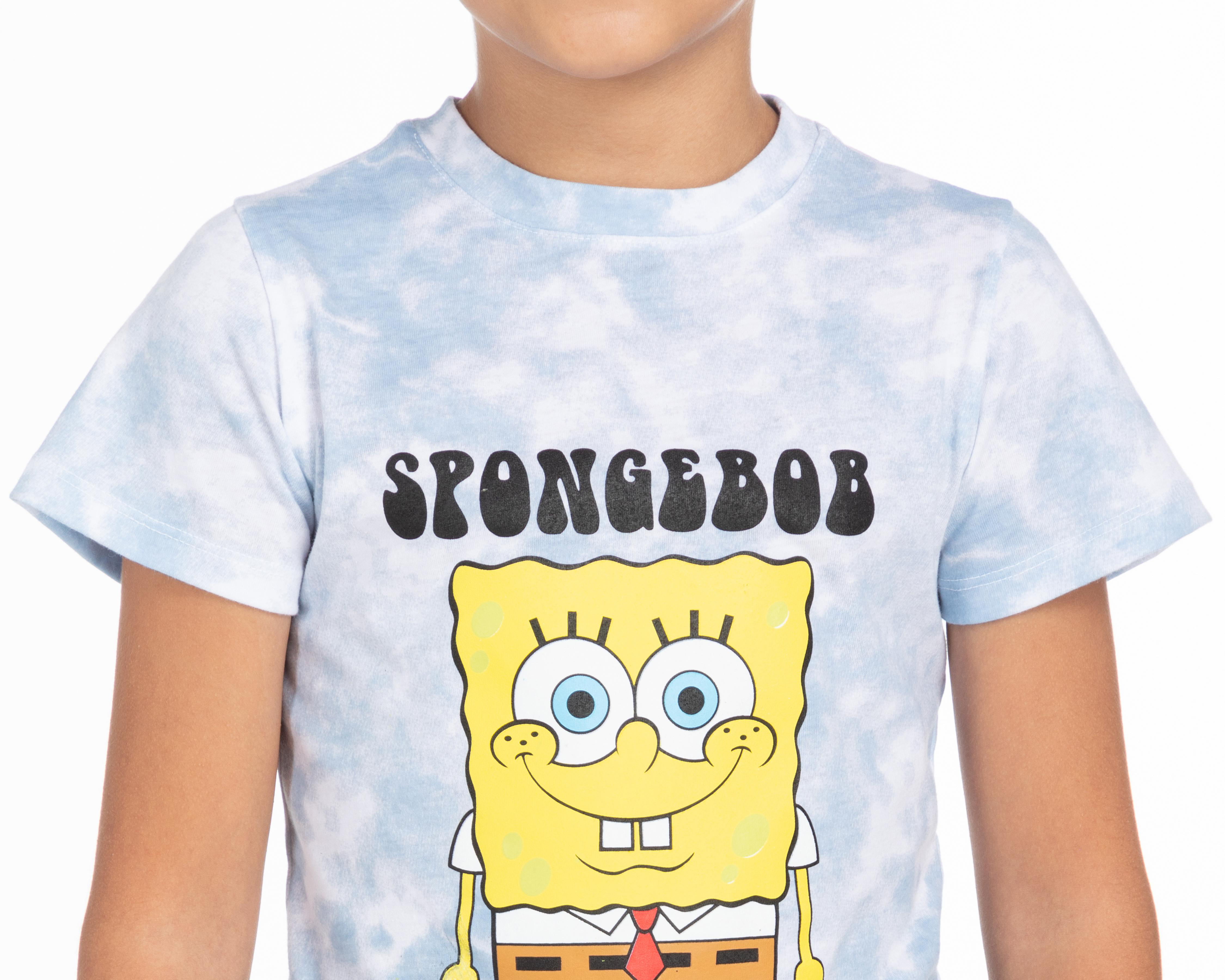 Foto 4 pulgar | Playera Bob Esponja por Refill para Niño