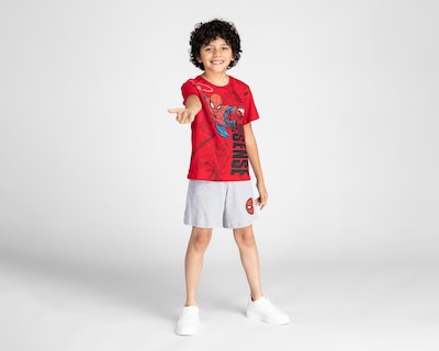 Foto 1 | Conjunto para Niño Spider-Man de Algodón 2 Piezas