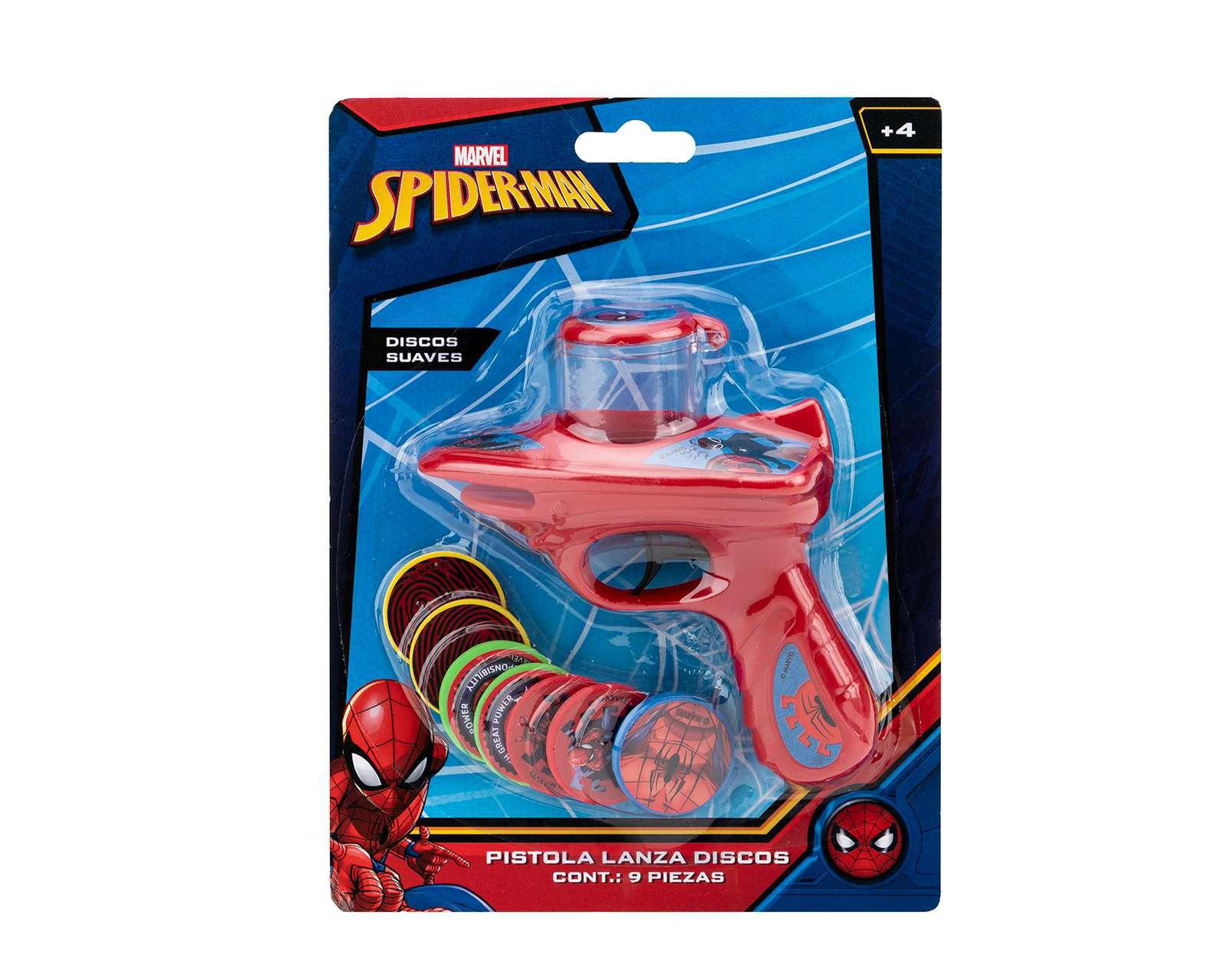 Foto 2 pulgar | Pistola Lanzadiscos Spiderman