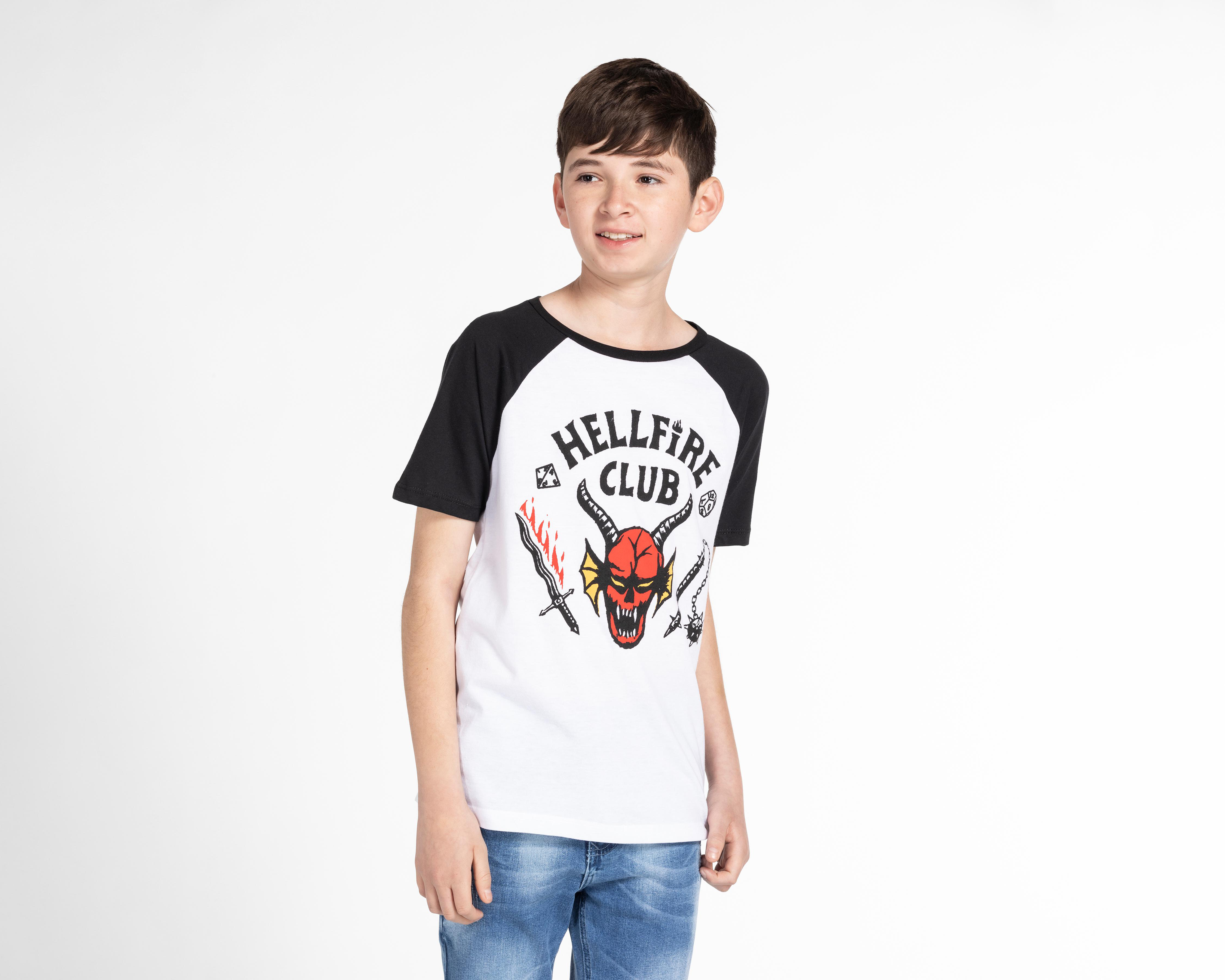 Playera Stranger Things Estampada Juvenil