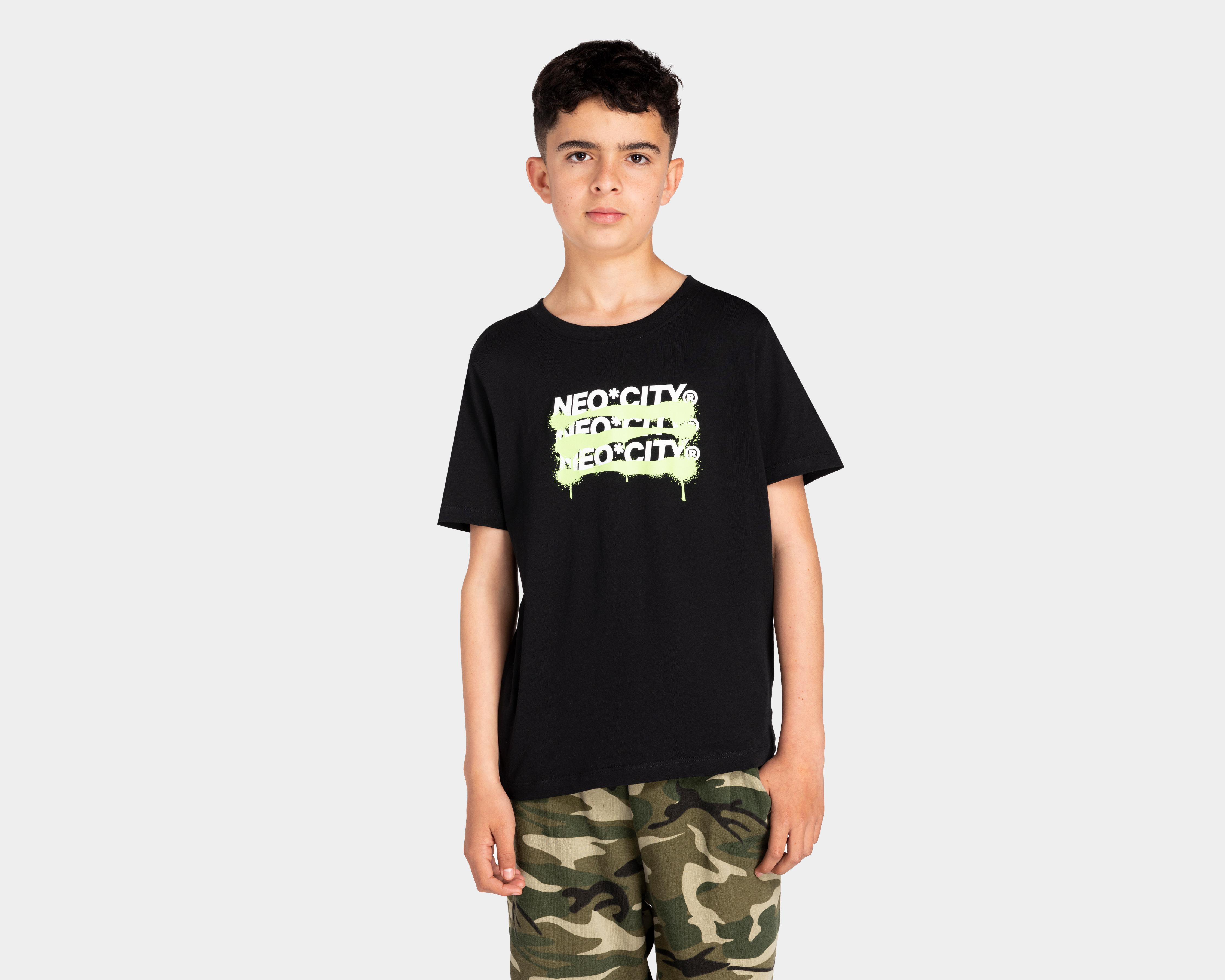 Foto 2 pulgar | Playera Neo*City Estampada Juvenil