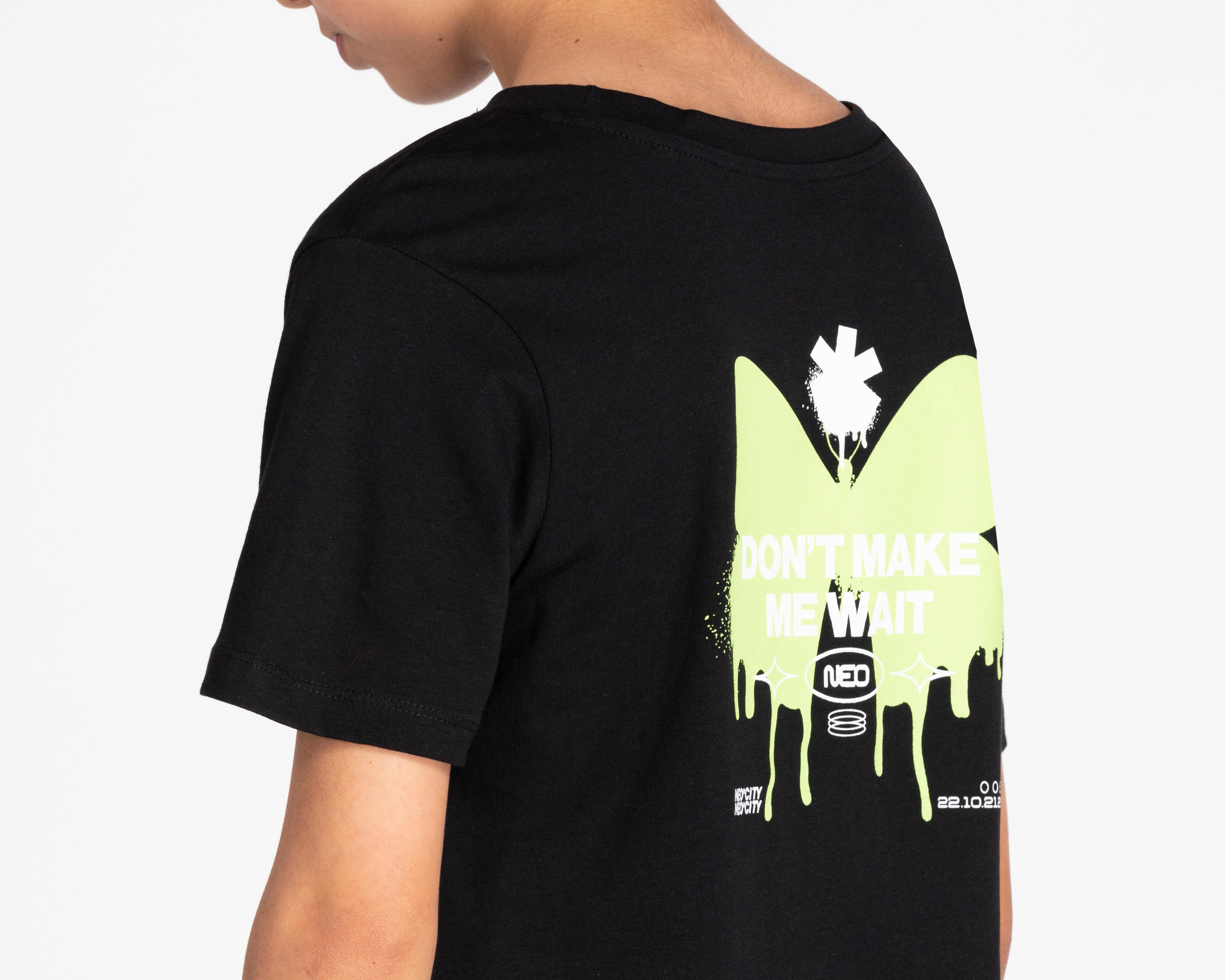 Foto 6 pulgar | Playera Neo*City Estampada Juvenil
