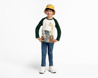 Foto 3 | Playera Refill con Estampado de Dinosaurios para Niño