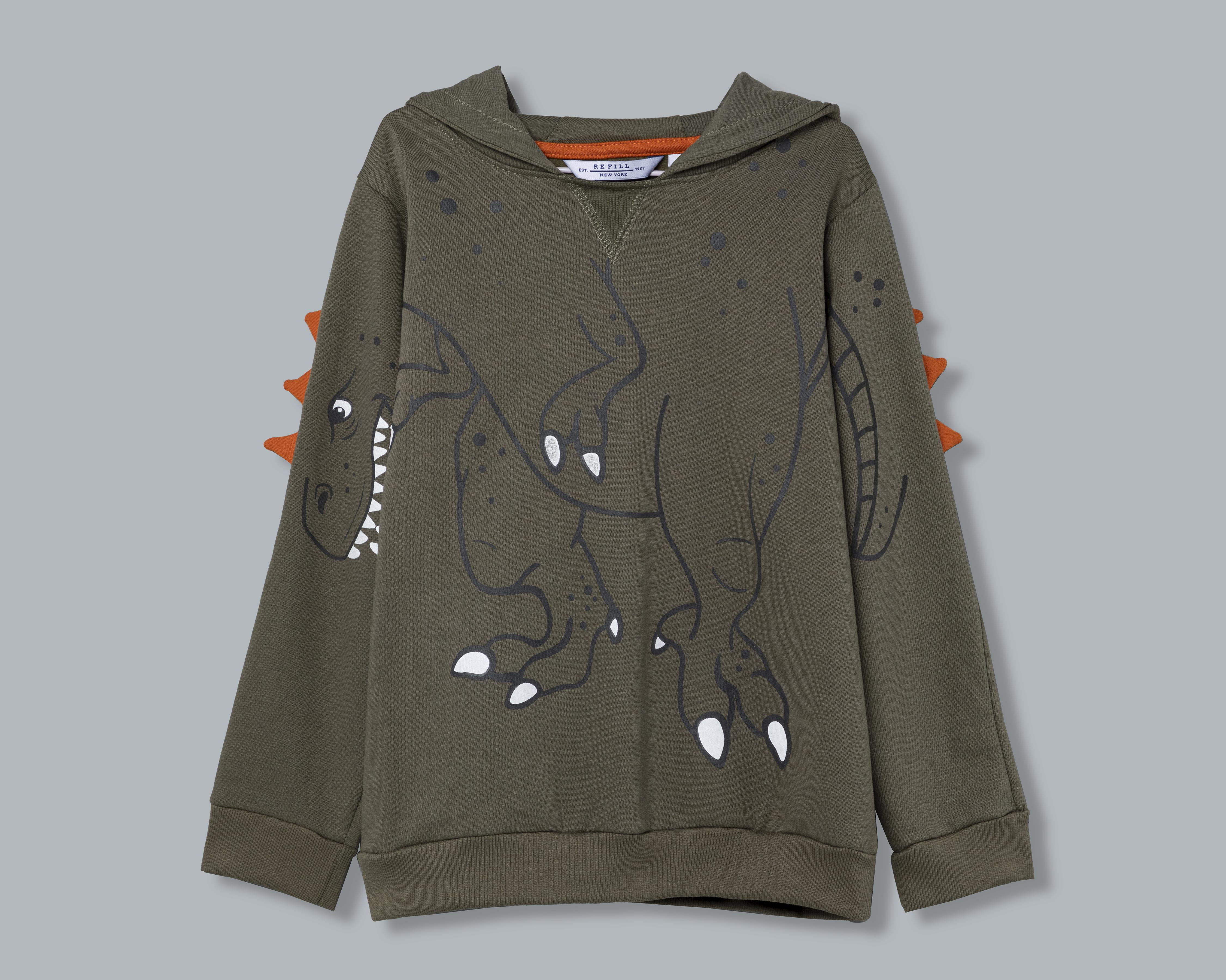 Foto 5 | Sudadera Refill con Gorro para Niño