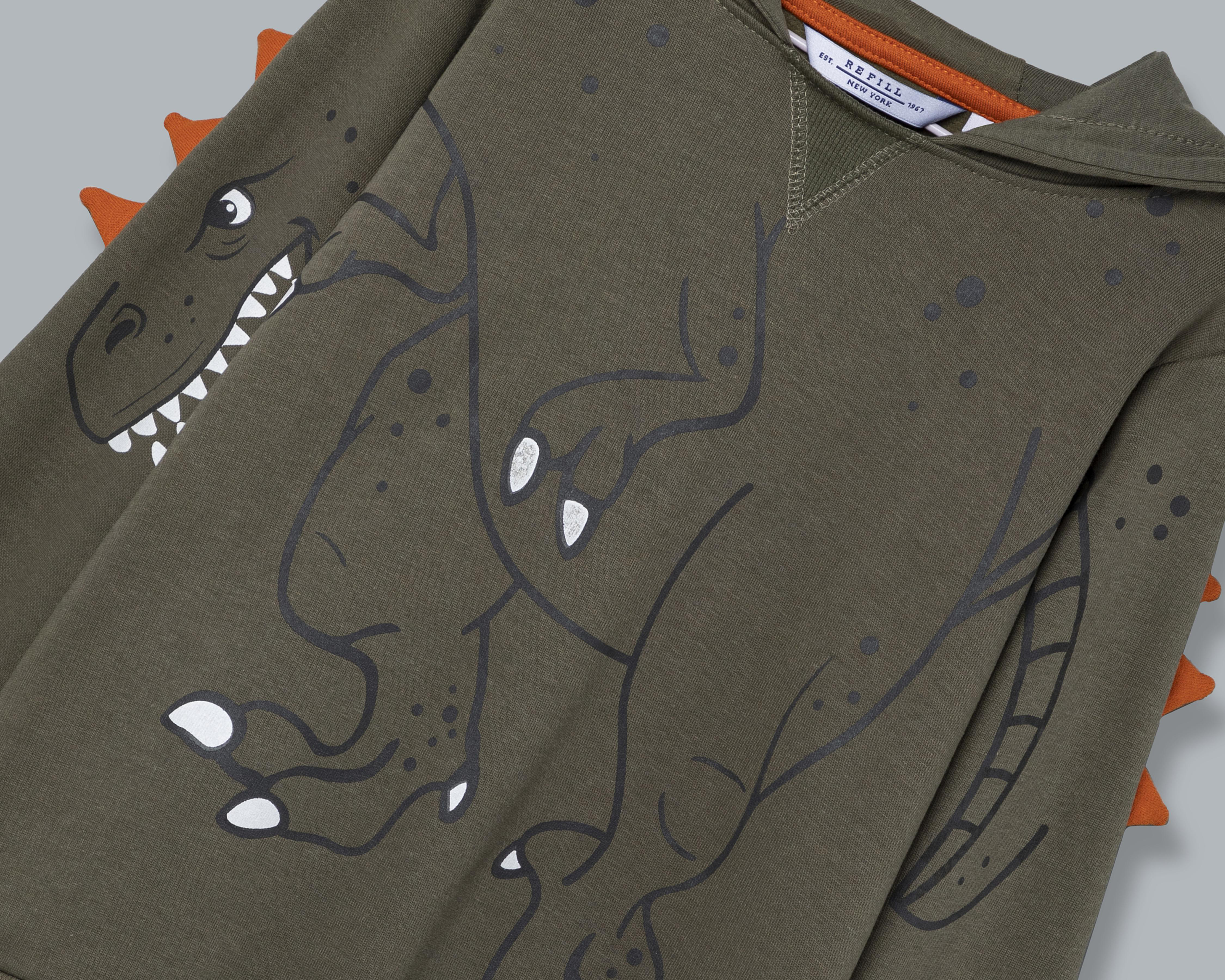 Foto 6 | Sudadera Refill con Gorro para Niño
