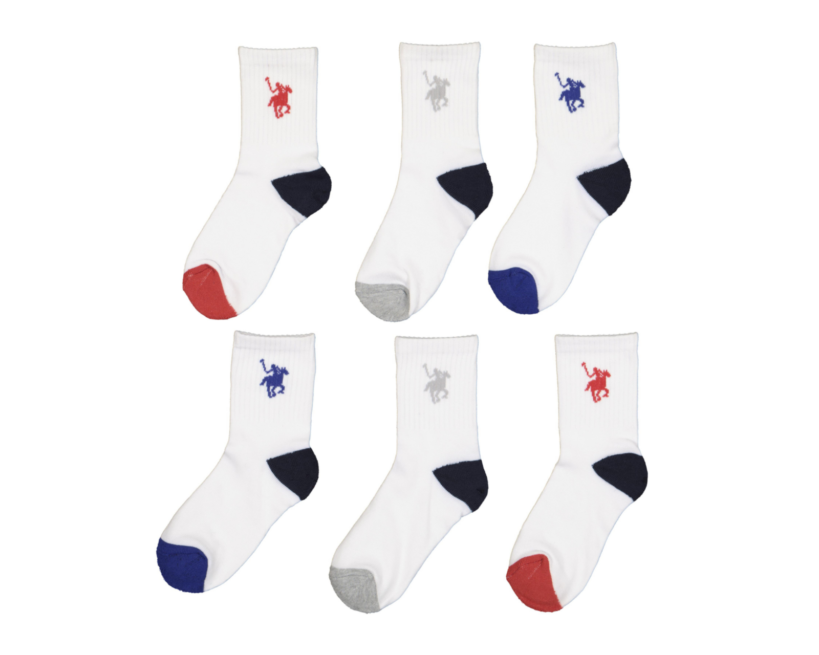 Calcetas Largas York Team Polo Club para Niño 6 Pares $153