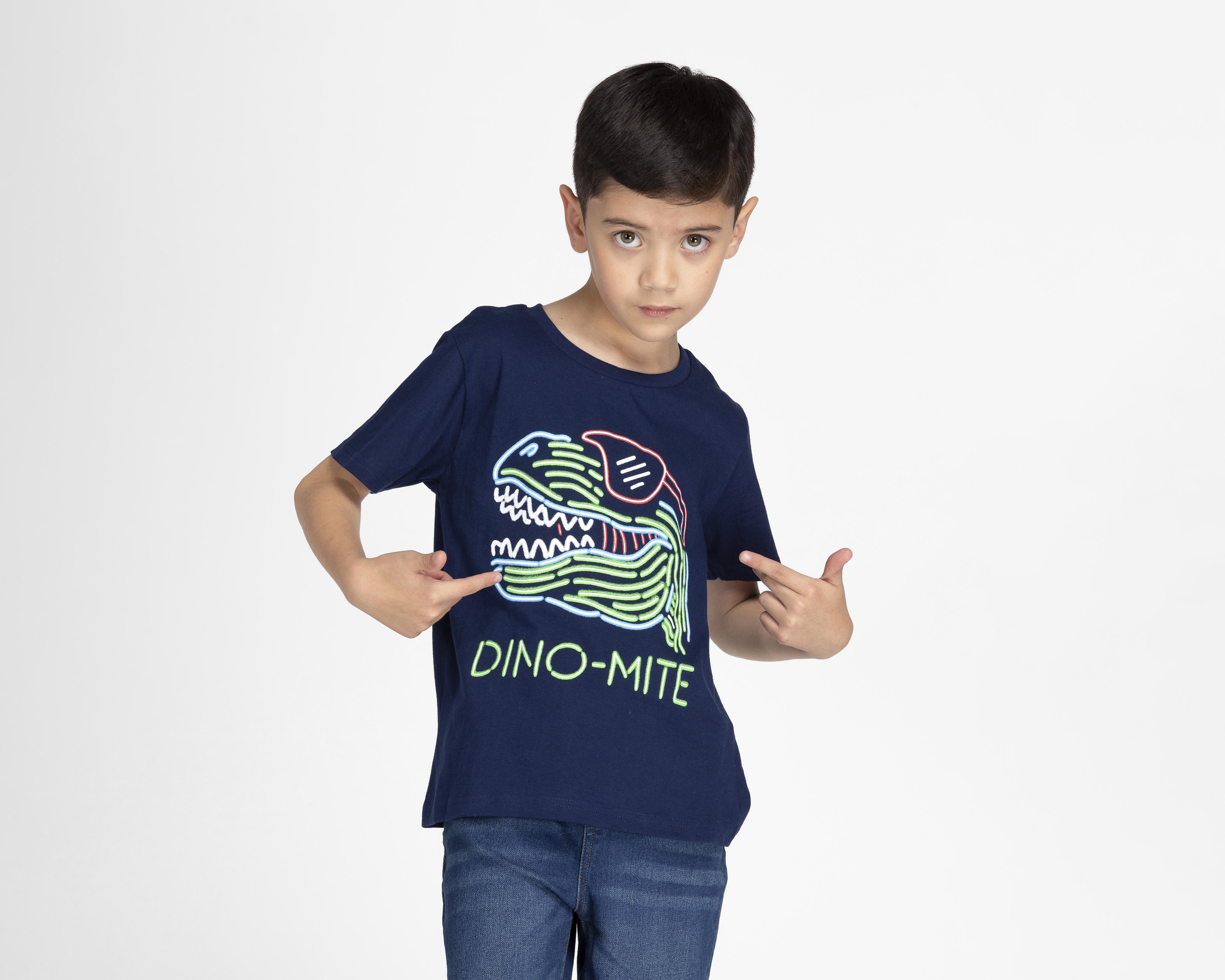 Playera Refill Estampada para Niño