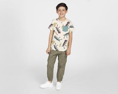 Foto 2 | Playera Refill Print de Dinosaurios para Niño