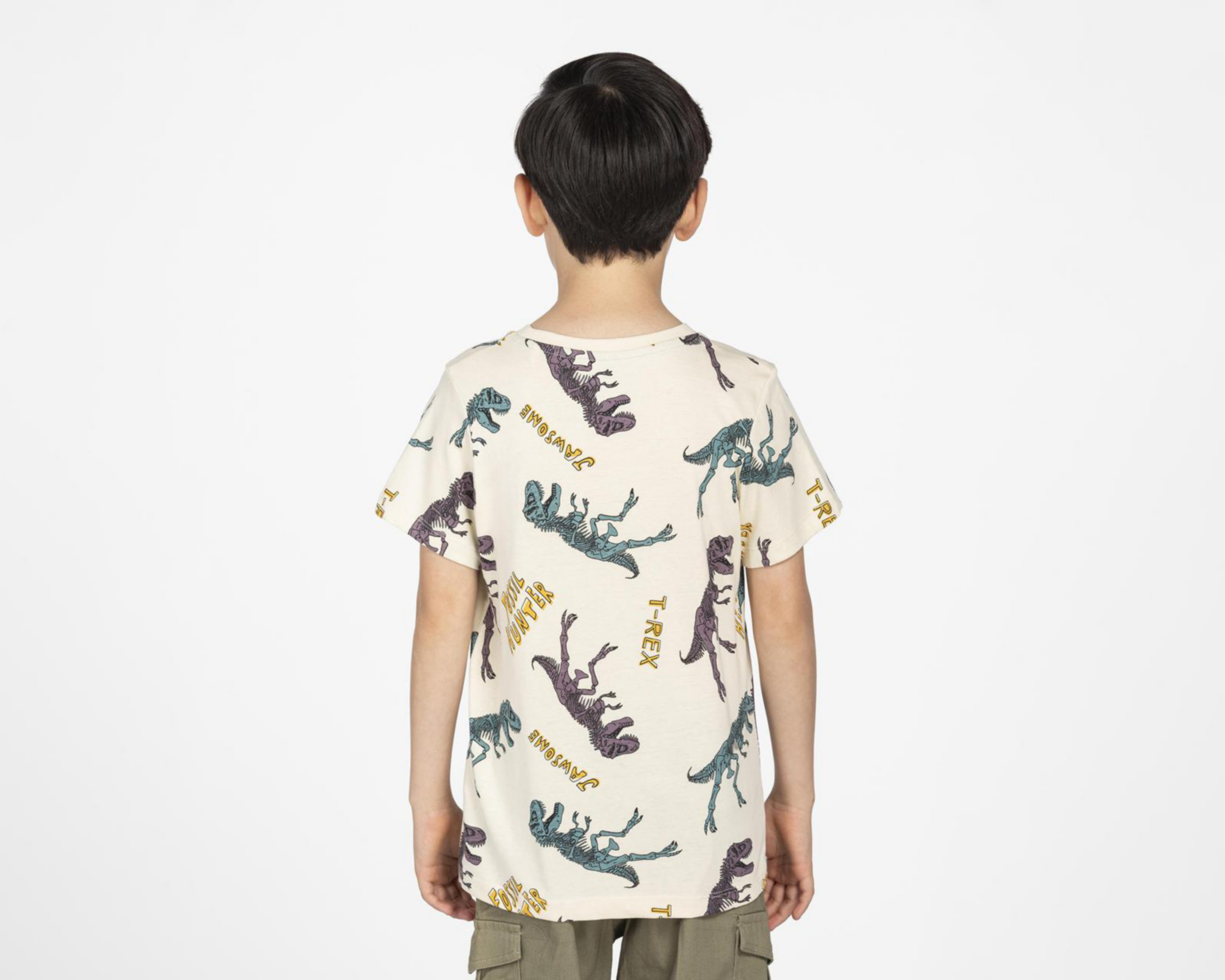 Foto 3 | Playera Refill Print de Dinosaurios para Niño