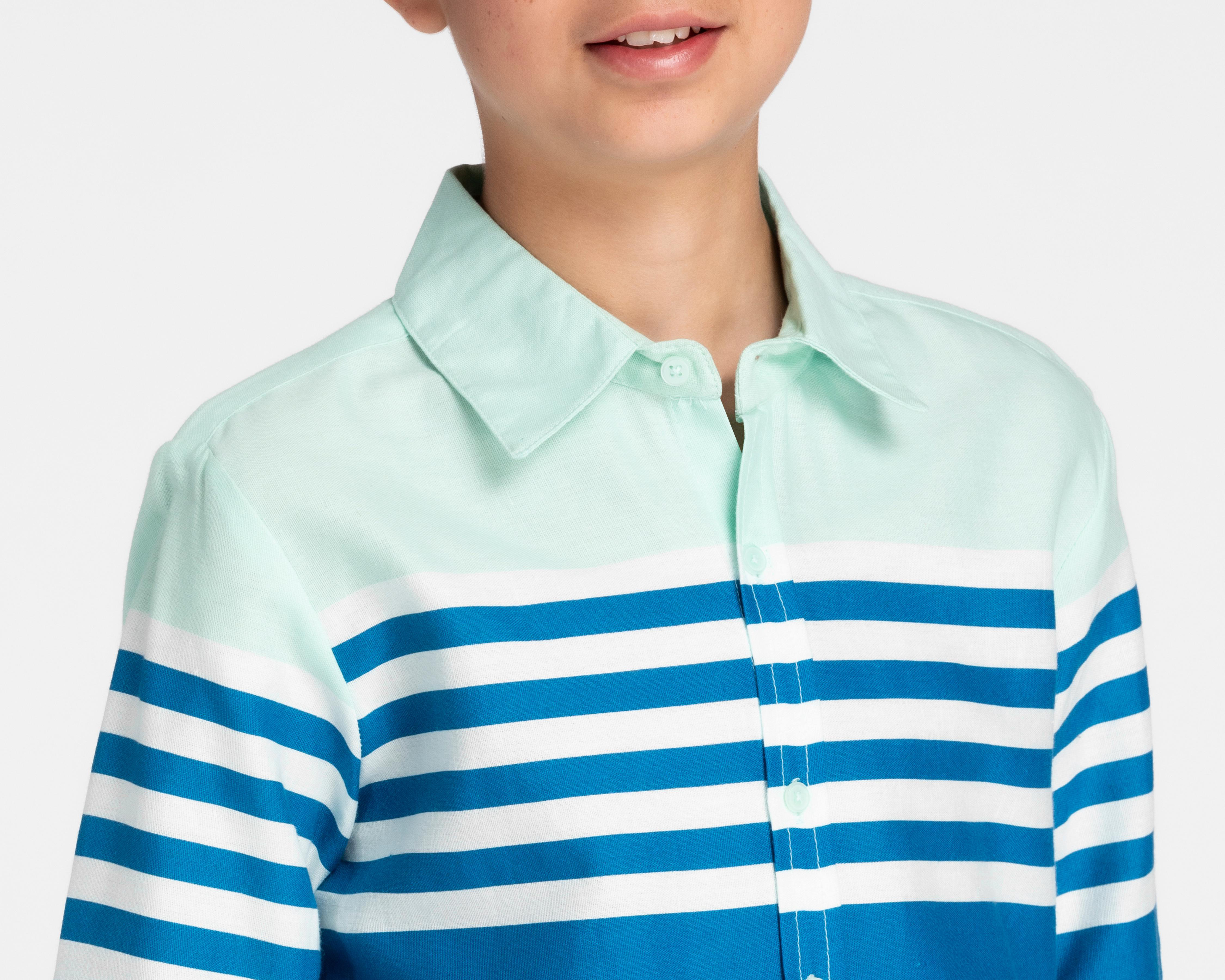 Foto 4 | Camisa Refill Manga Larga Estampada Juvenil