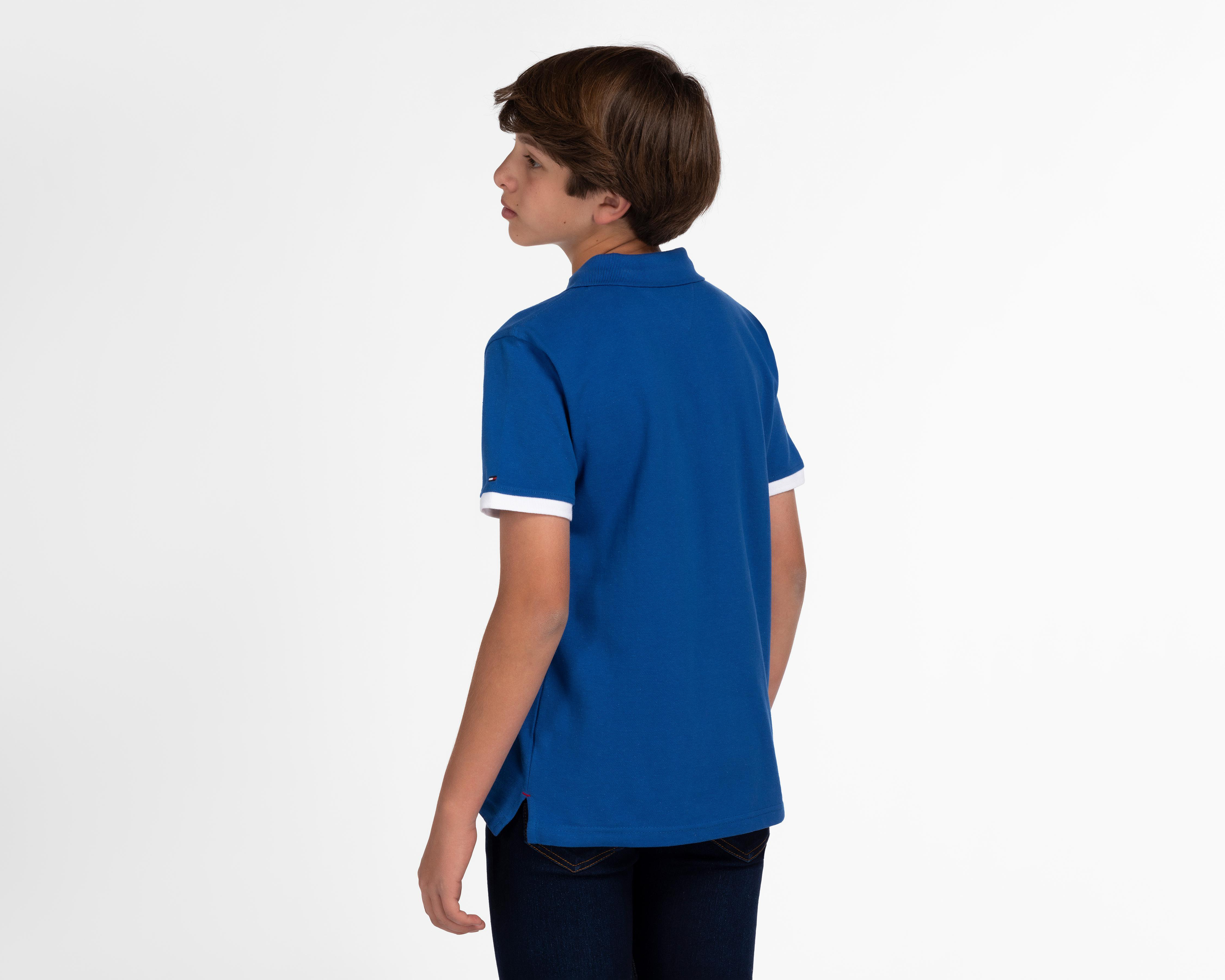 Foto 2 | Playera Tommy Hilfiger Manga Corta con Estampado para Niño