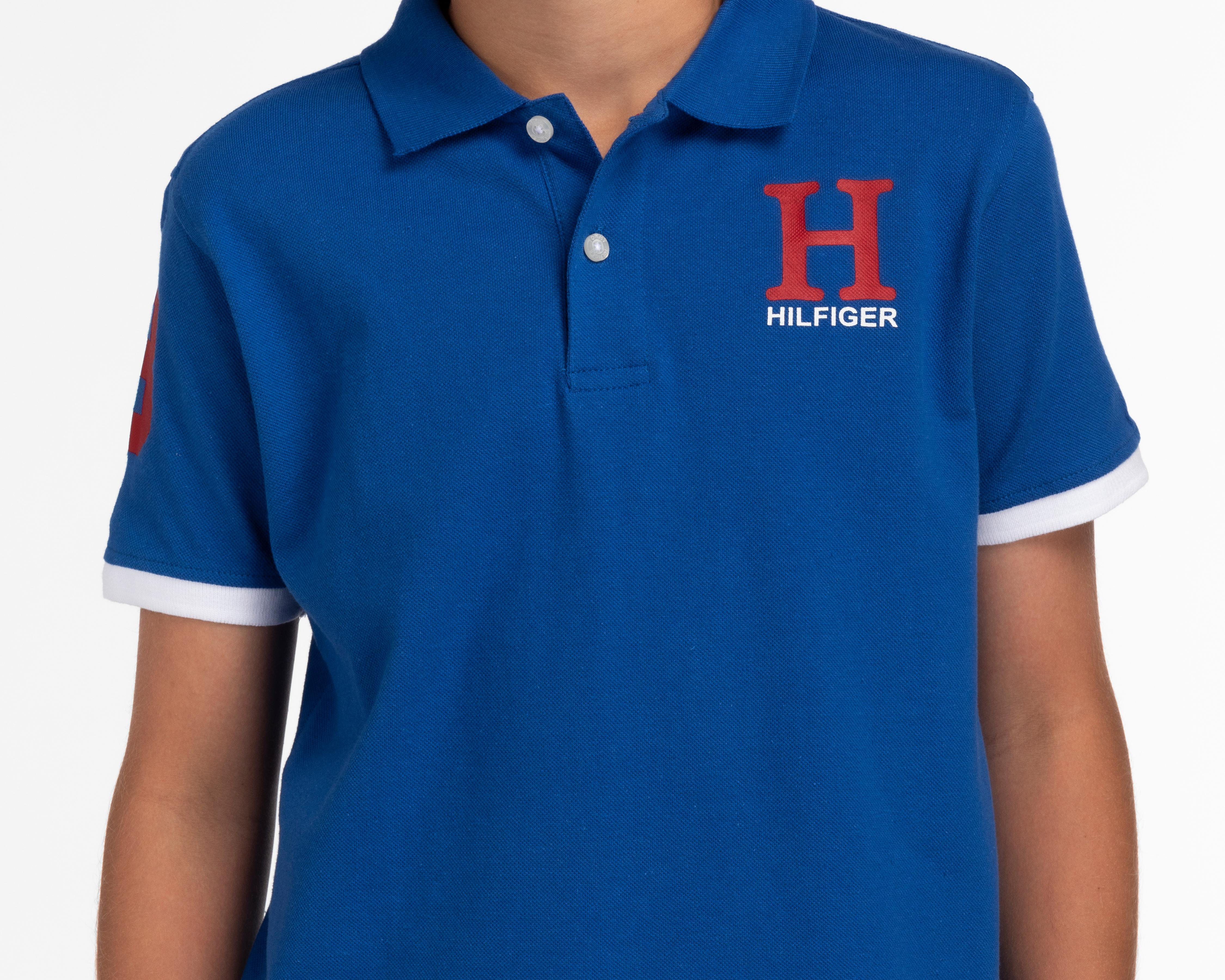 Foto 4 | Playera Tommy Hilfiger Manga Corta con Estampado para Niño