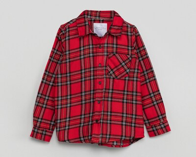 Foto 5 | Camisa Refill Manga Larga a Cuadros para Niño