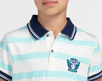Foto 4 | Playera Refill Manga Corta a Rayas para Niño