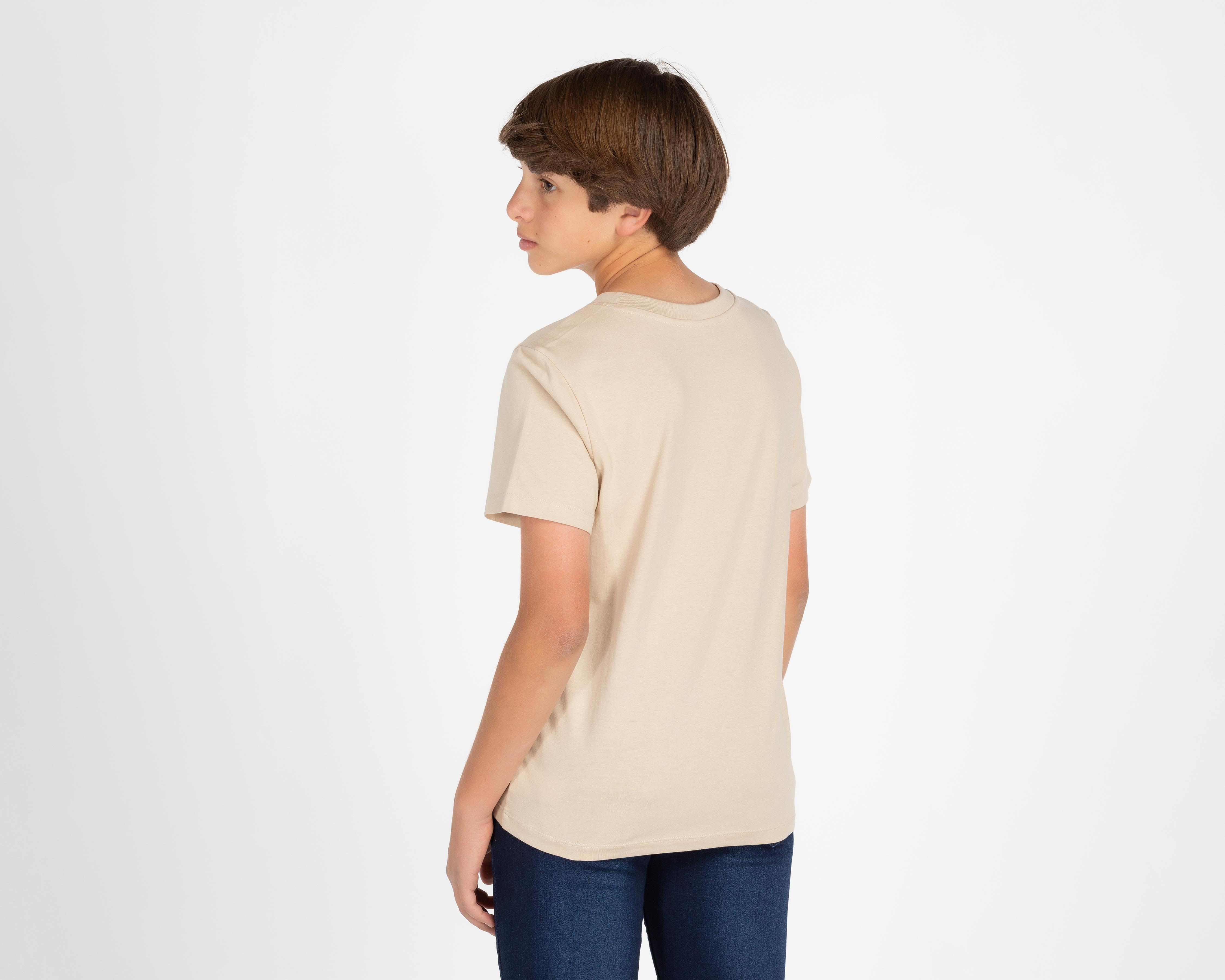 Foto 4 pulgar | Playera Refill Manga Corta Estampada Juvenil