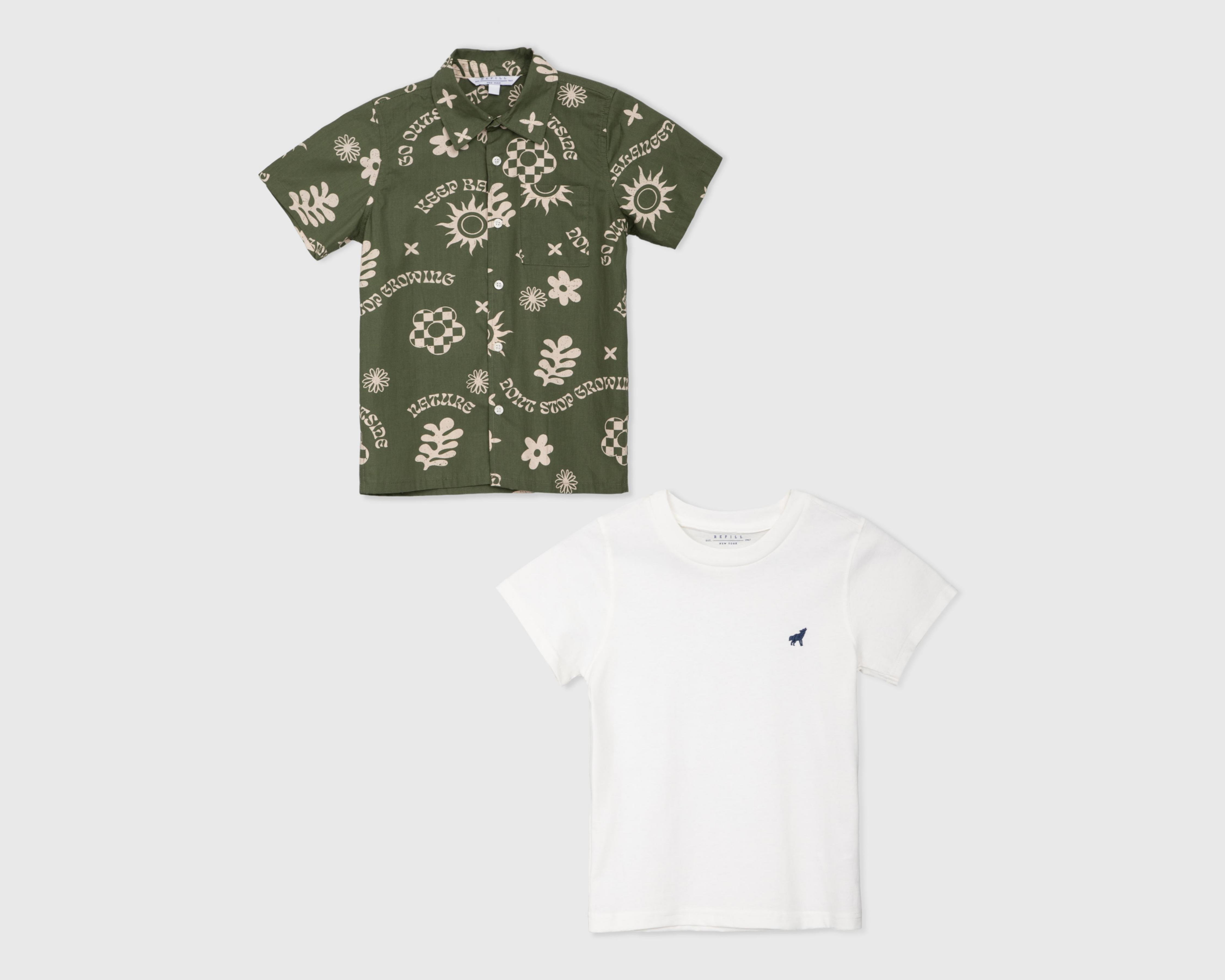 Foto 1 | Camisa y Playera Refill Manga Corta para Niño