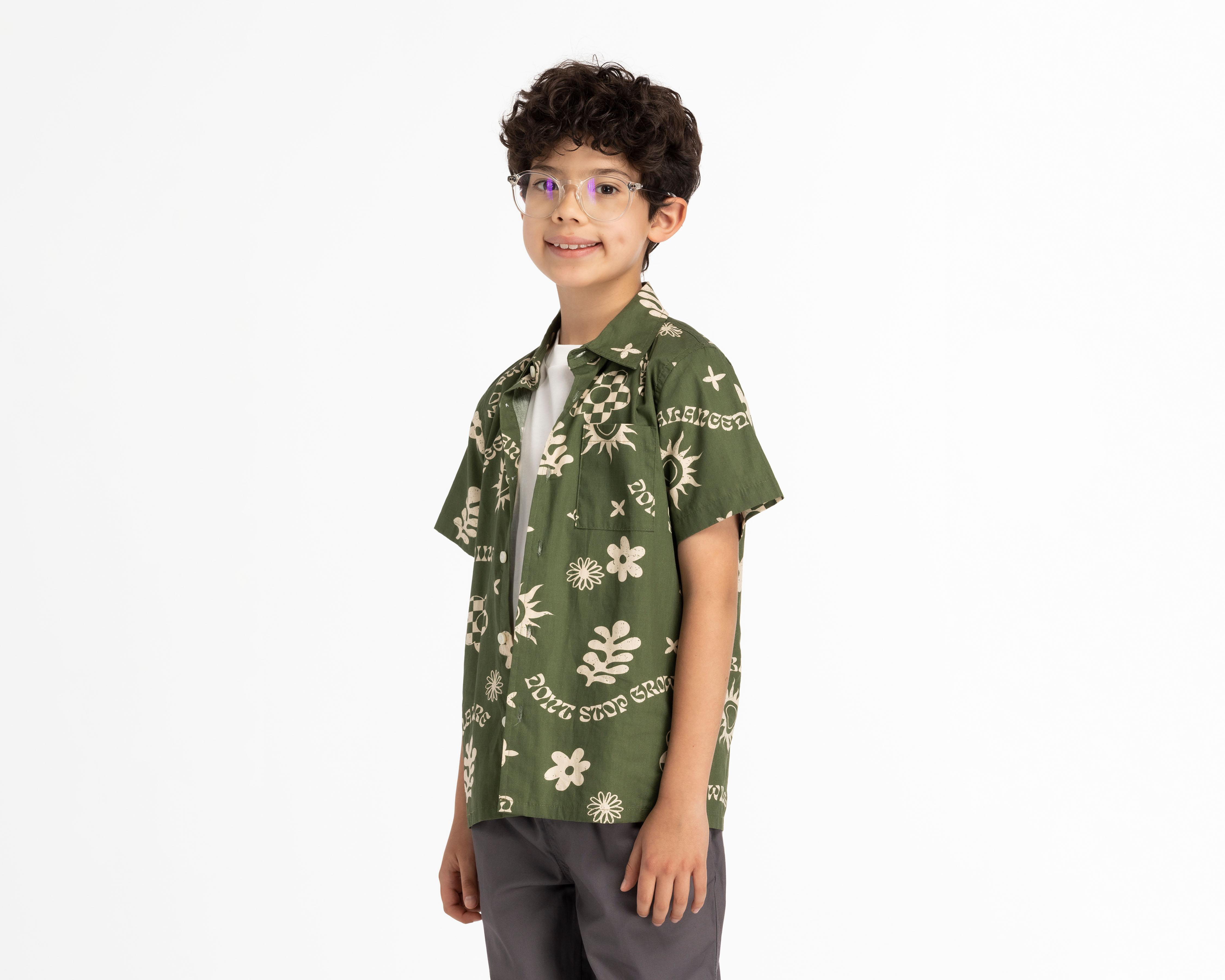 Foto 3 pulgar | Camisa y Playera Refill Manga Corta para Niño