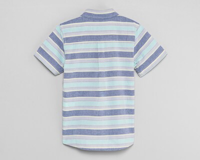 Foto 2 | Camisa Refill Manga Corta a Rayas para Niño
