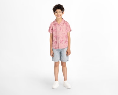 Foto 3 | Camisa Refill Manga Corta con Print de Dinosaurios para Niño