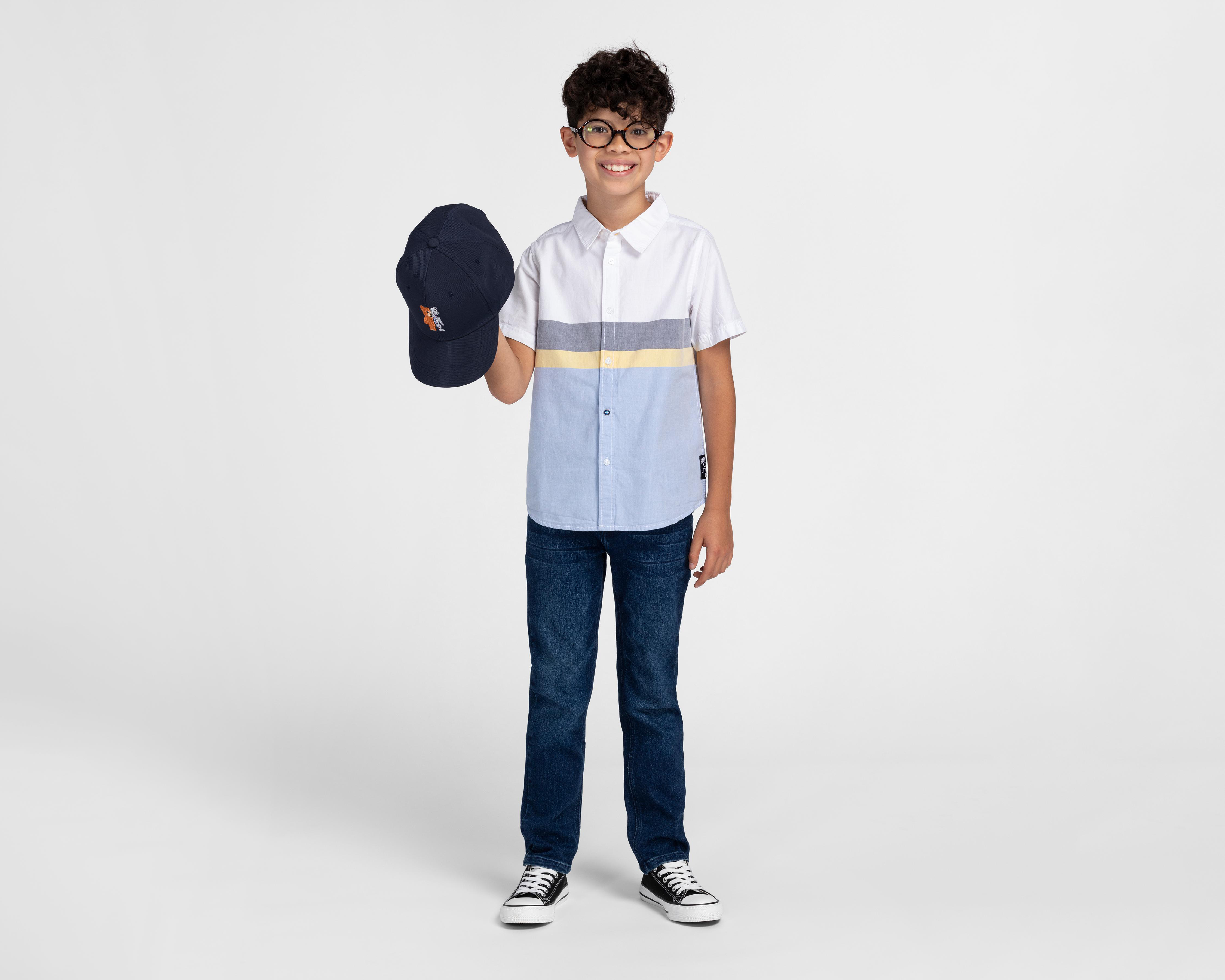 Foto 4 pulgar | Camisa Refill Manga Corta Estampada para Niño