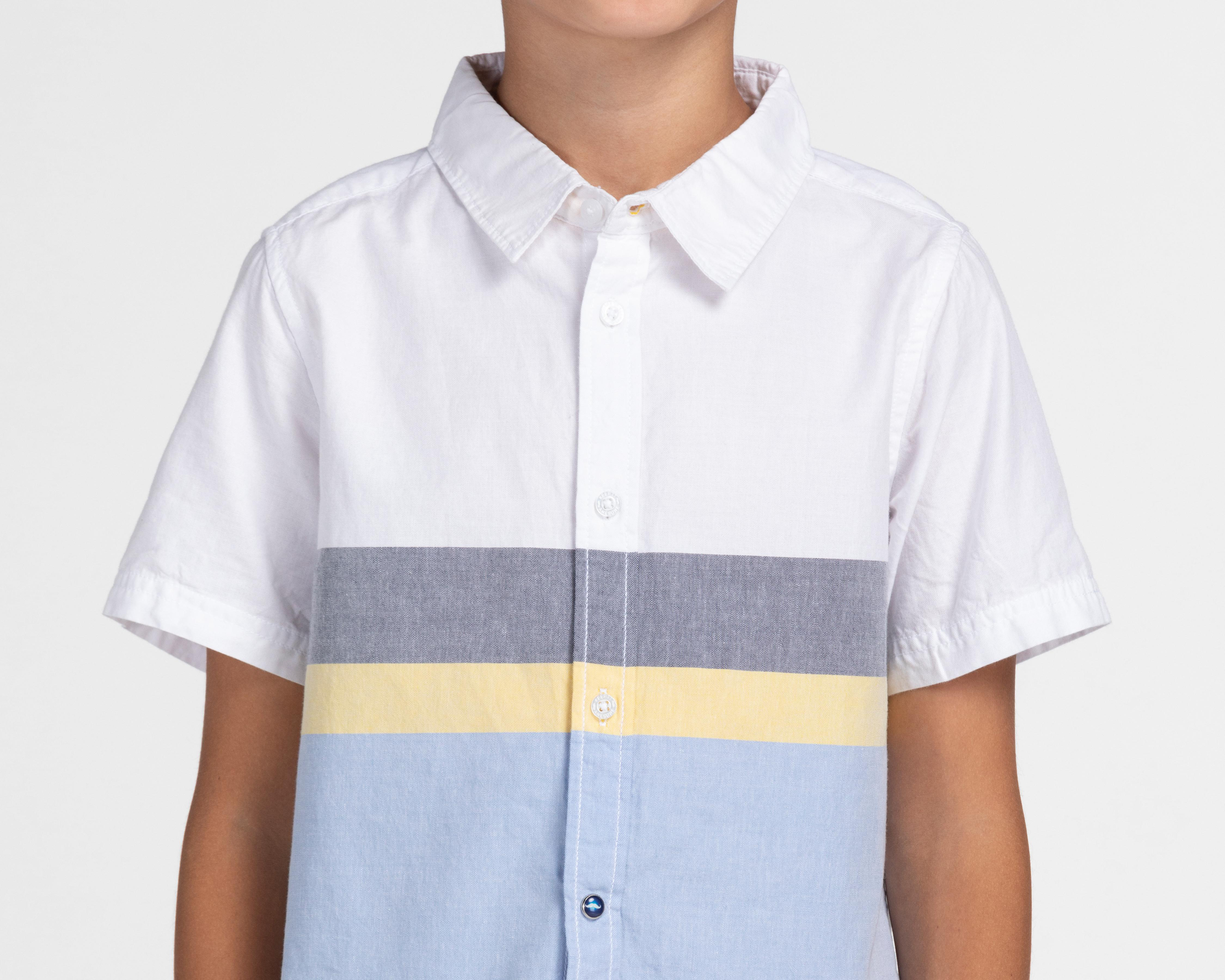 Foto 5 pulgar | Camisa Refill Manga Corta Estampada para Niño