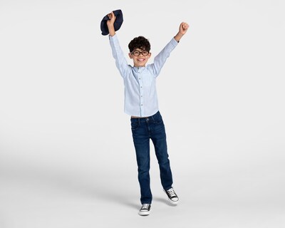 Foto 2 | Camisa Refill Manga Larga a Rayas para Niño