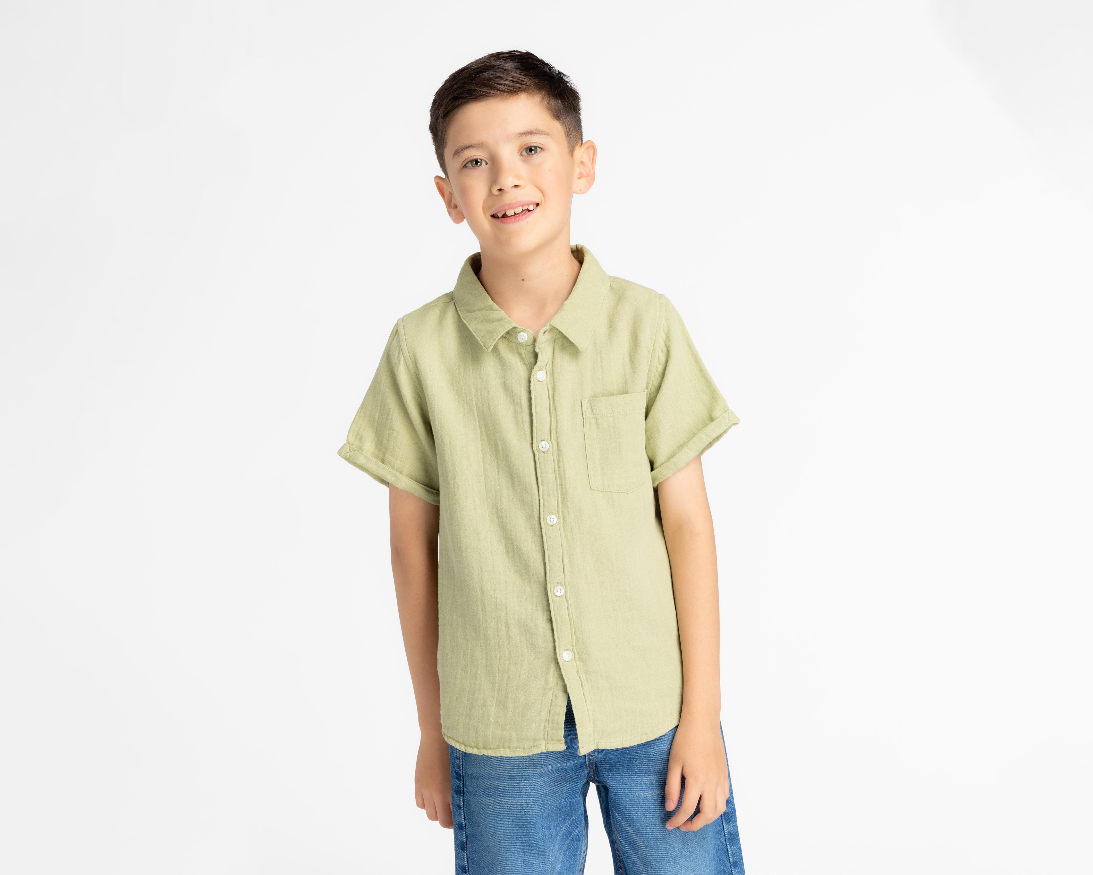 Camisa Refill Manga Corta para Niño