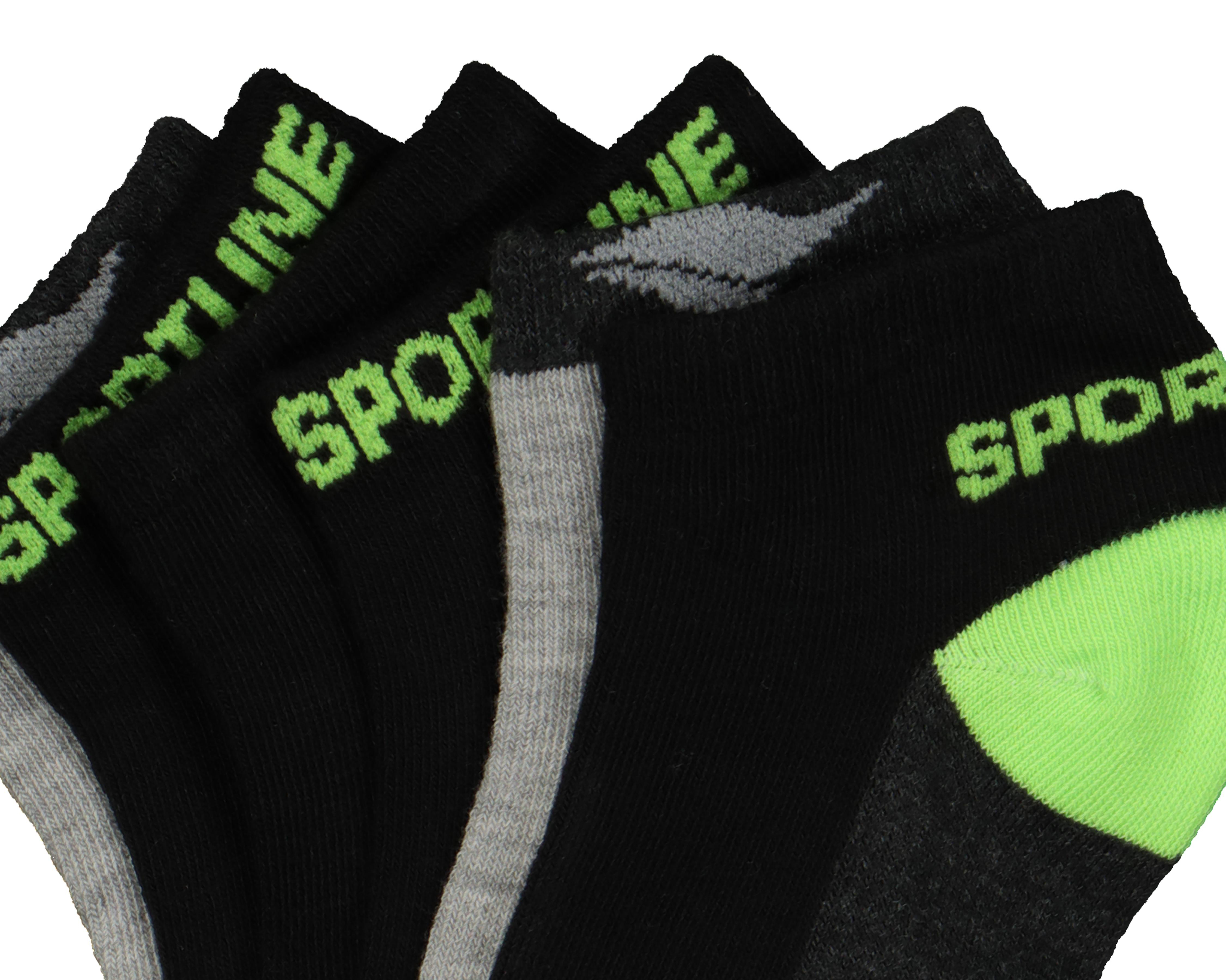 Foto 3 pulgar | Calcetas Deportivas Tines Sportline Cooltek para Niño 6 Pares