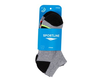 Foto 3 | Calcetas Deportivas Sportline Cool Tek para Niño 6 Pares