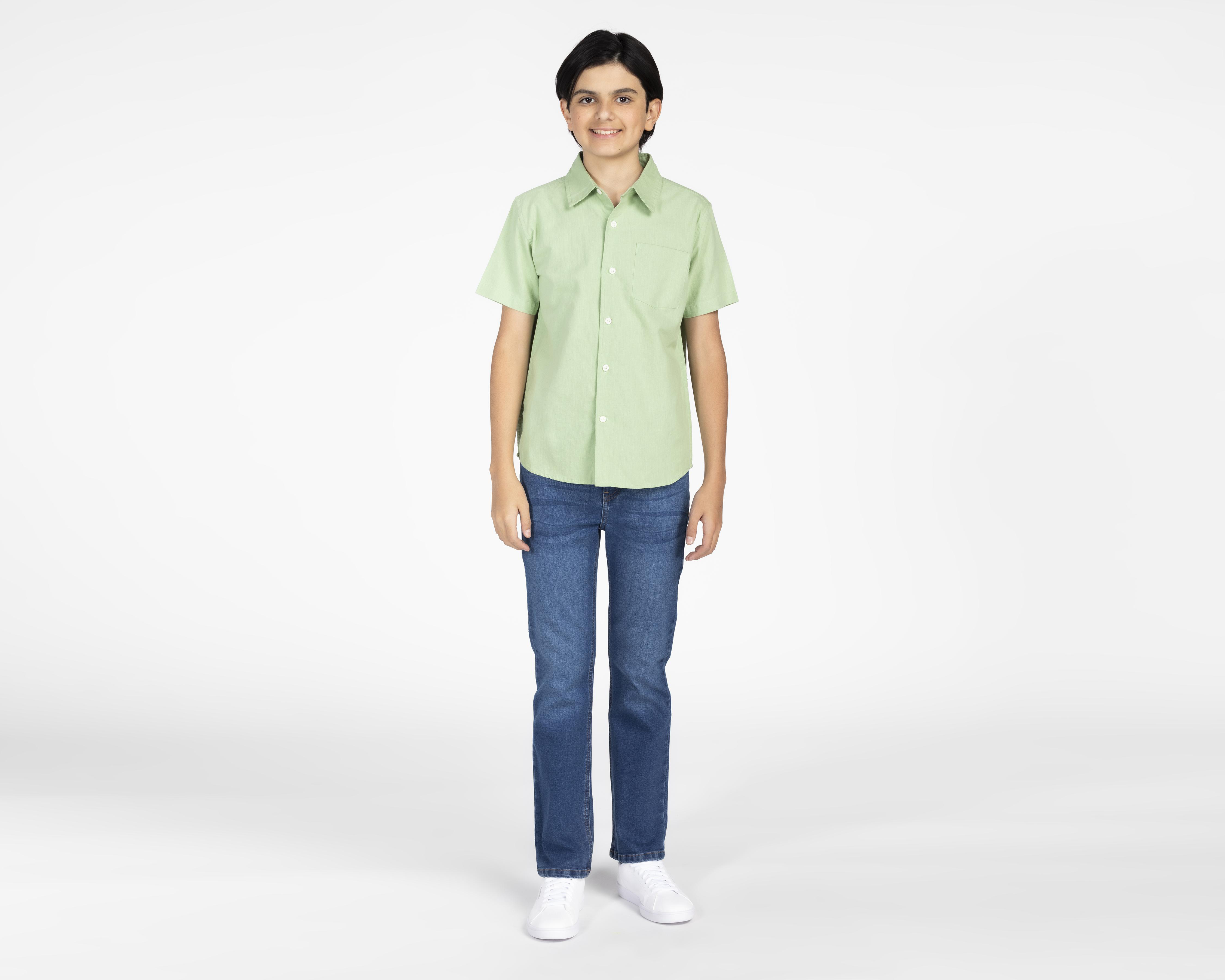 Foto 4 pulgar | Camisa Refill Manga Corta para Niño
