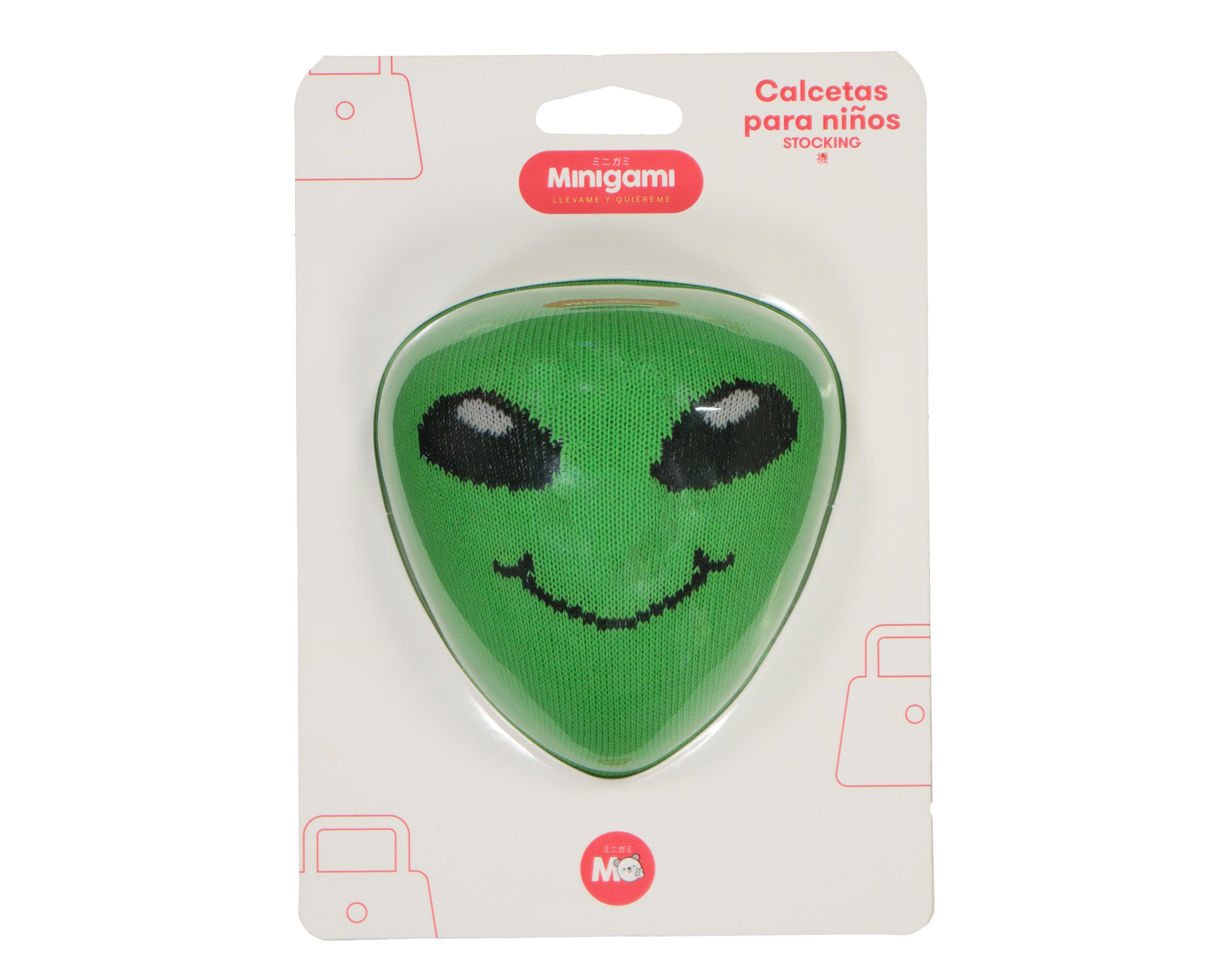 Foto 1 | Calcetines Largos Minigami Alien para Niño 1 Par