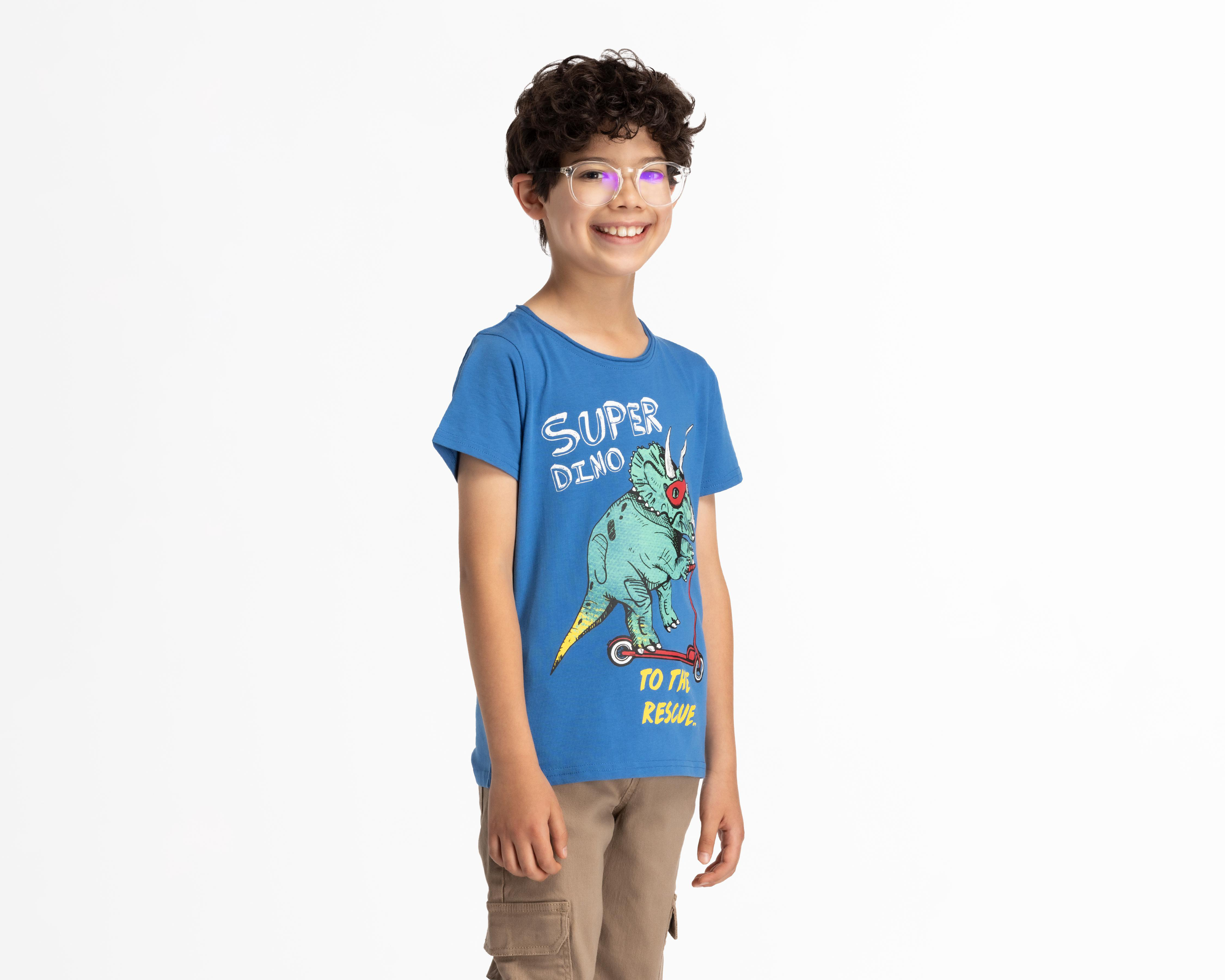 Playera Refill Manga Corta Estampada para Niño $79