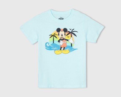 Foto 1 | Playera Disney Mickey Mouse Manga Corta para Niño
