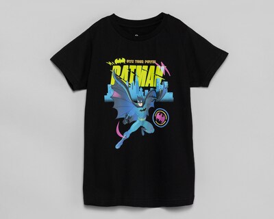 Foto 1 | Playera Batman Manga Corta Estampada para Niño