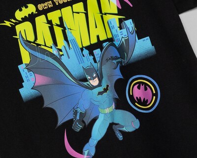 Foto 3 | Playera Batman Manga Corta Estampada para Niño