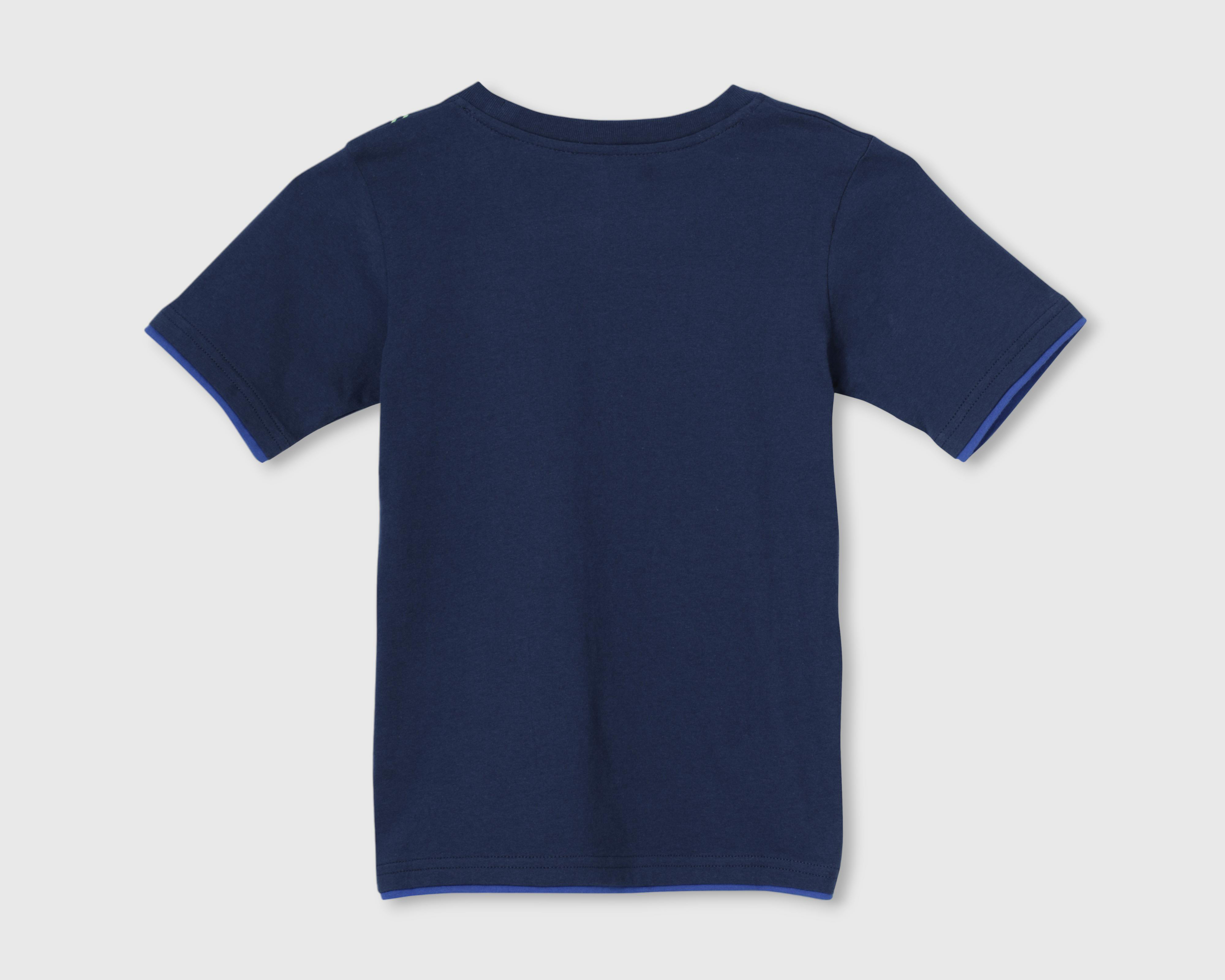 Foto 3 pulgar | Playera Neo*City Manga Corta Estampada para Niño