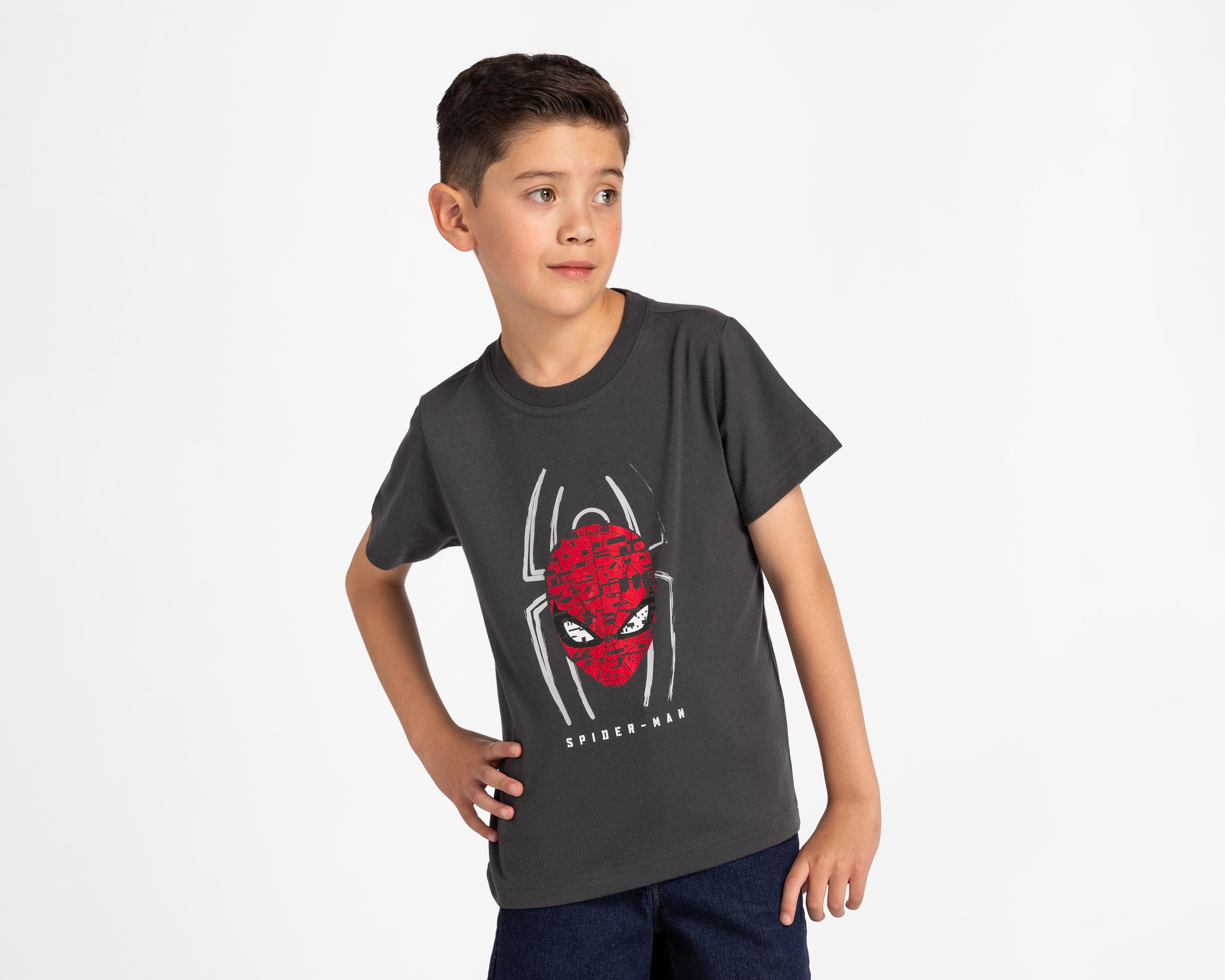 Playera Marvel Spider-Man Estampada para Niño