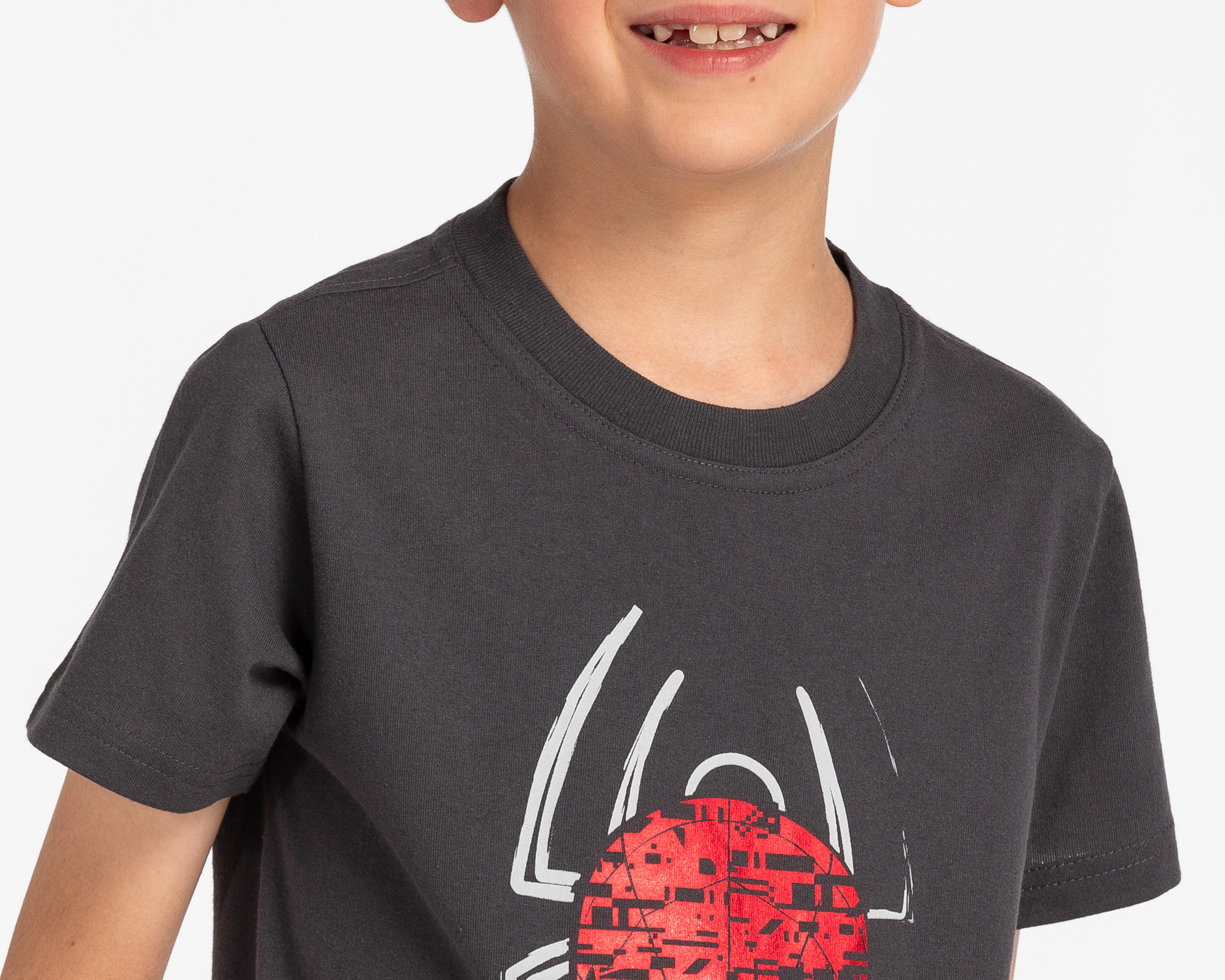 Foto 4 pulgar | Playera Marvel Spider-Man Estampada para Niño