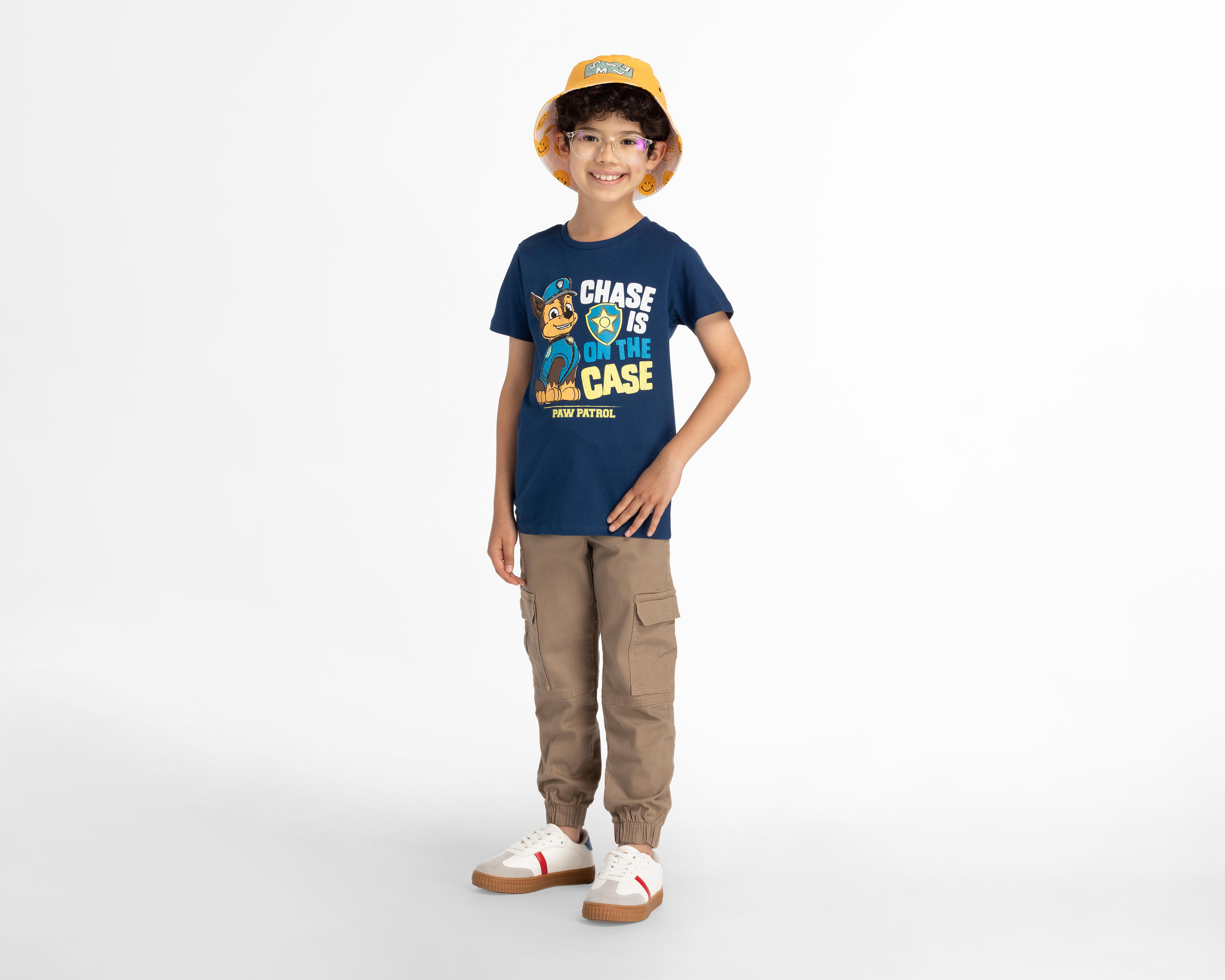 Foto 4 pulgar | Playera Paw Patrol Manga Corta Estampada para Niño