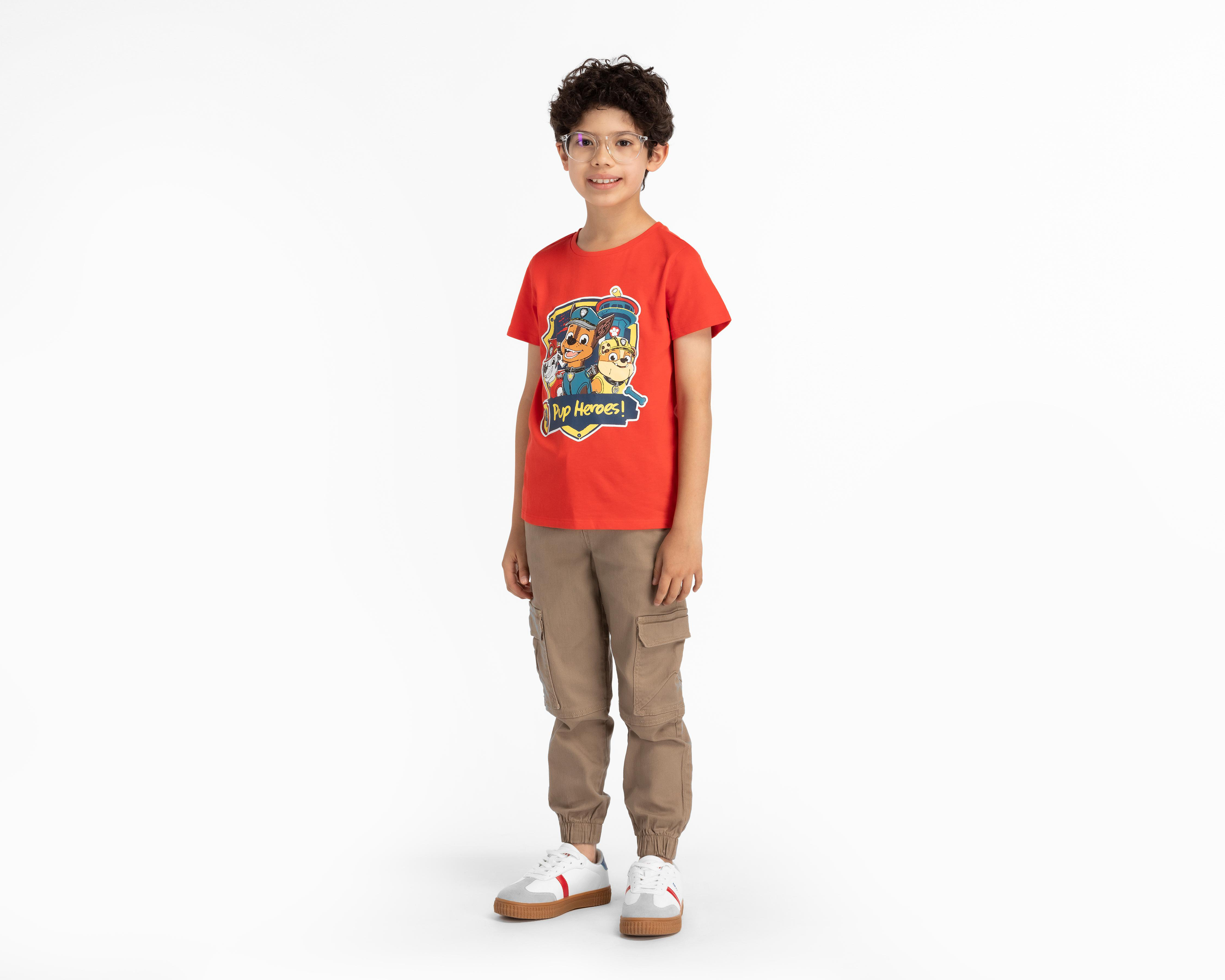 Foto 4 pulgar | Playera Paw Patrol Manga Corta Estampada para Niño
