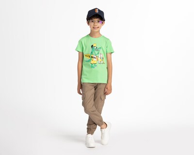 Foto 3 | Playera Refill Manga Corta Estampada para Niño