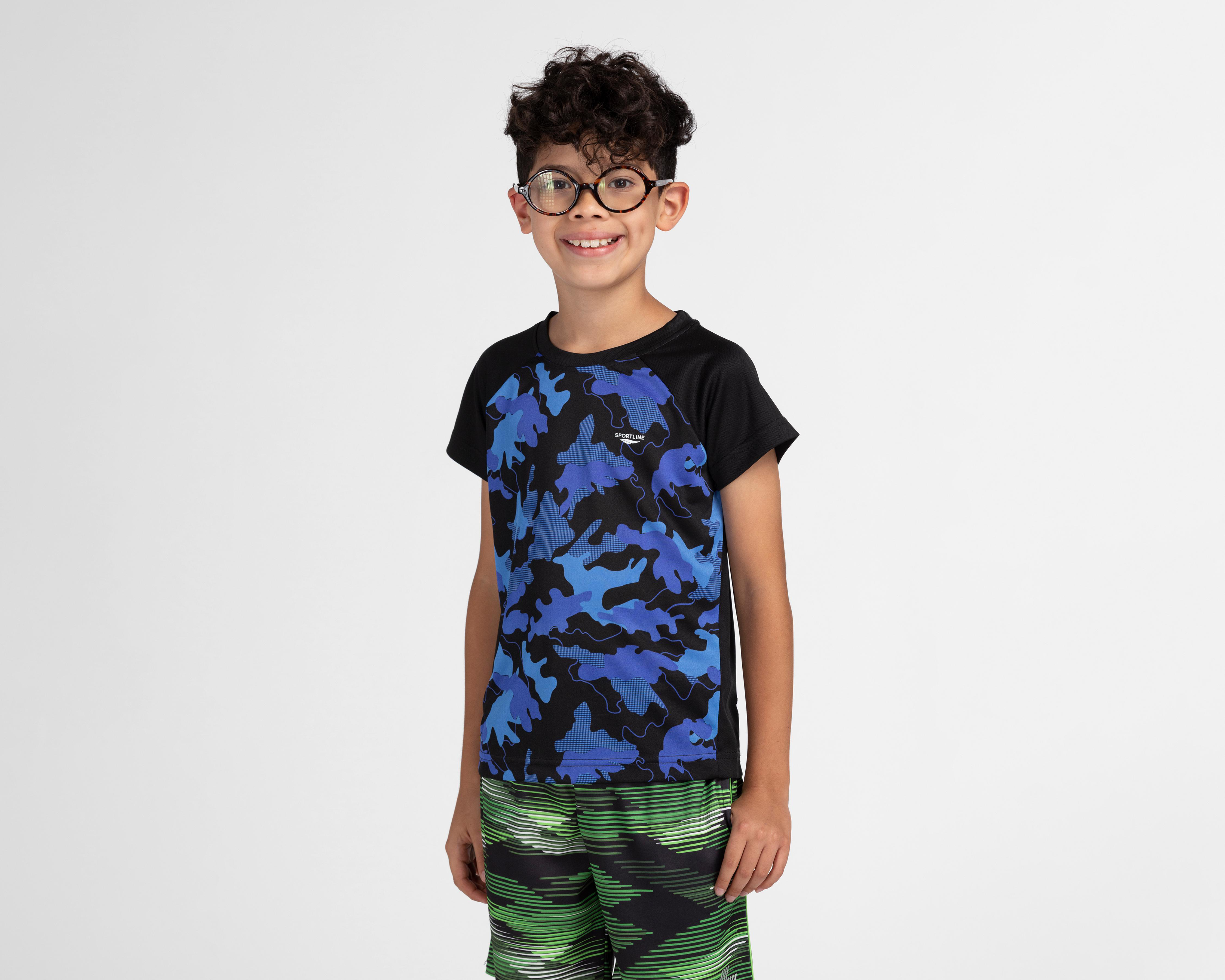 Foto 2 pulgar | Playera Sportline Deportiva para Niño