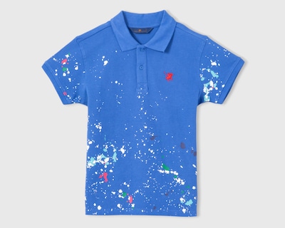 Foto 1 | Playera York Team Polo Club Manga Corta Estampada para Niño