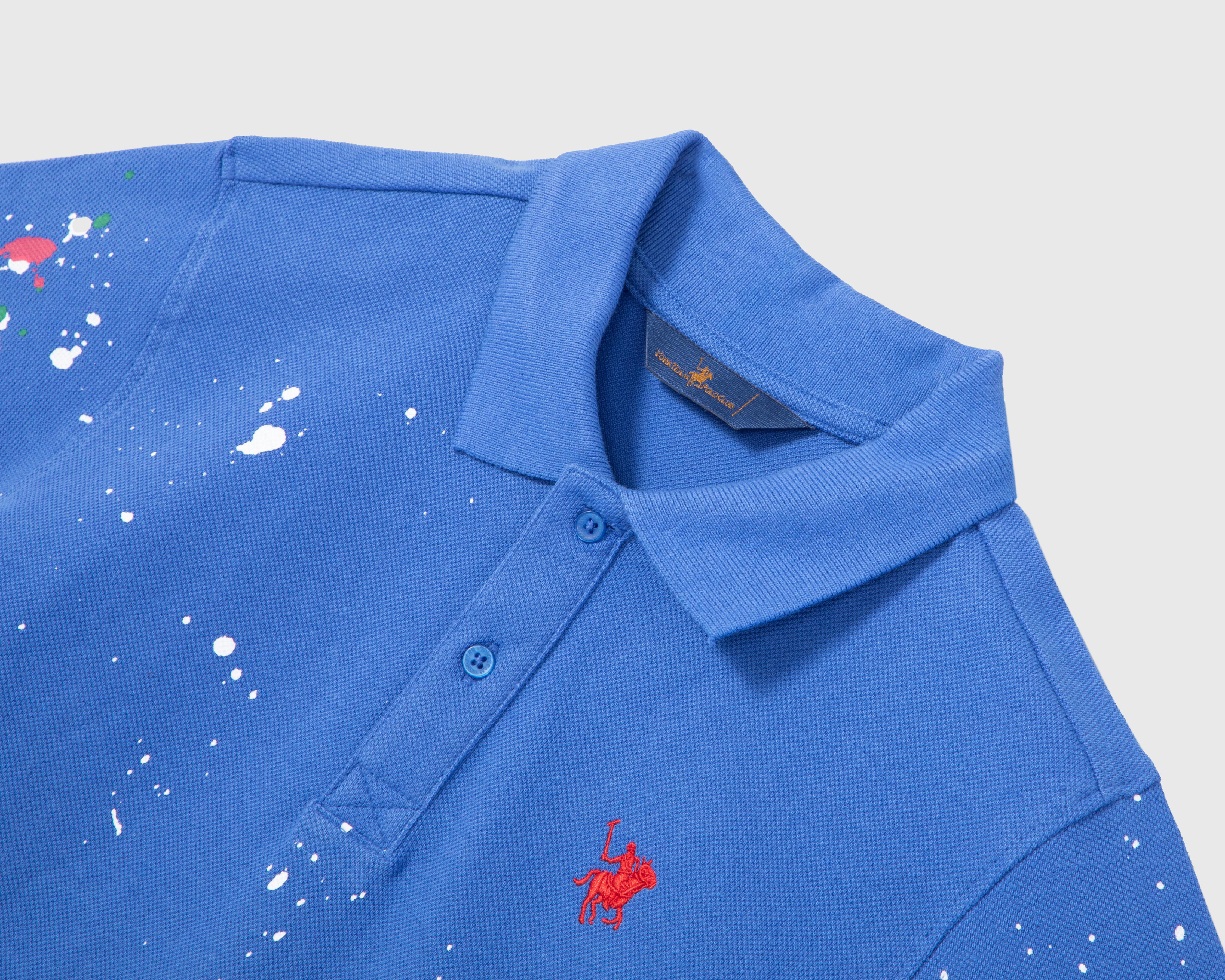 Foto 4 pulgar | Playera York Team Polo Club Manga Corta Estampada para Niño
