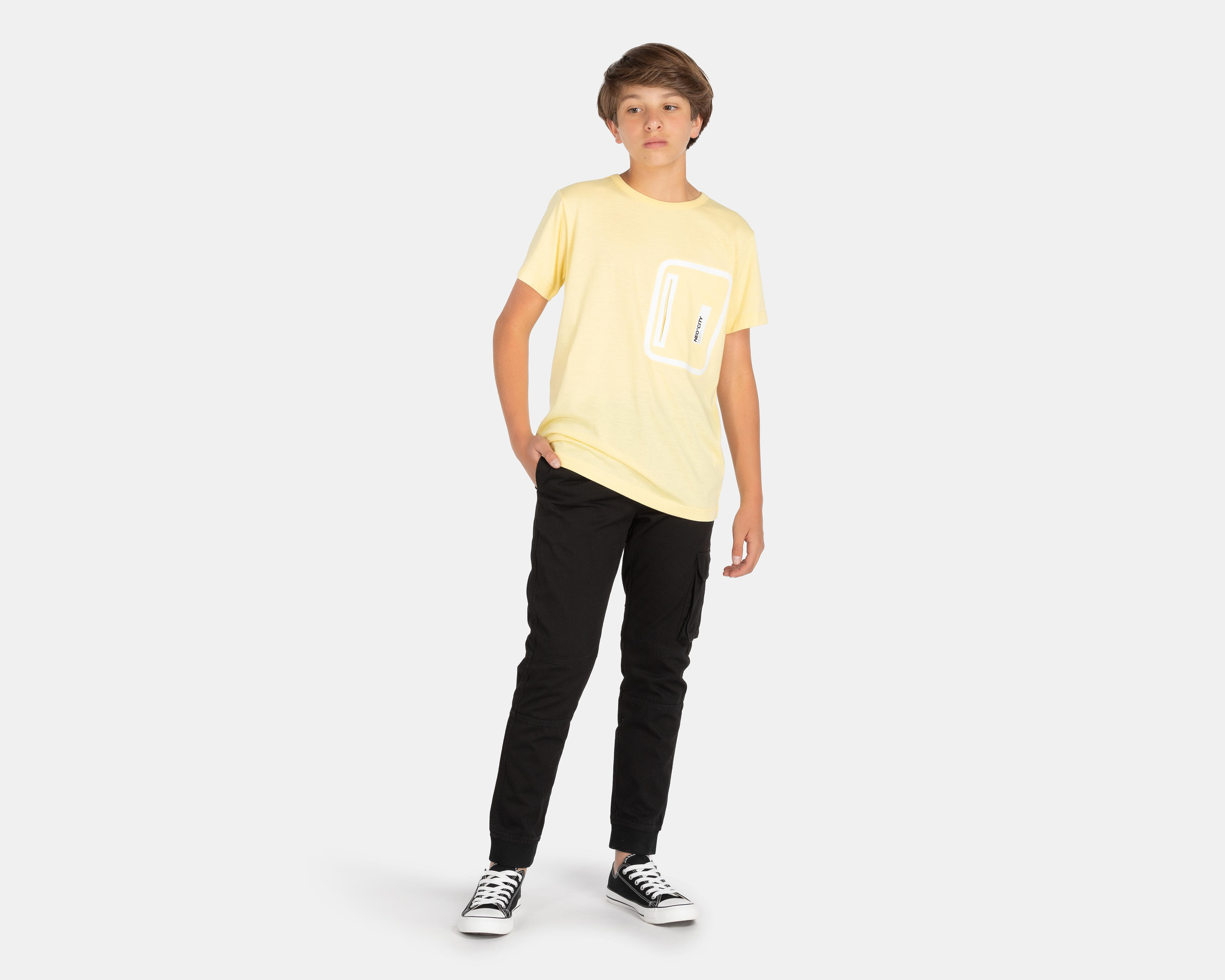 Foto 2 | Playera Neo*City Manga Corta Estampada Juvenil