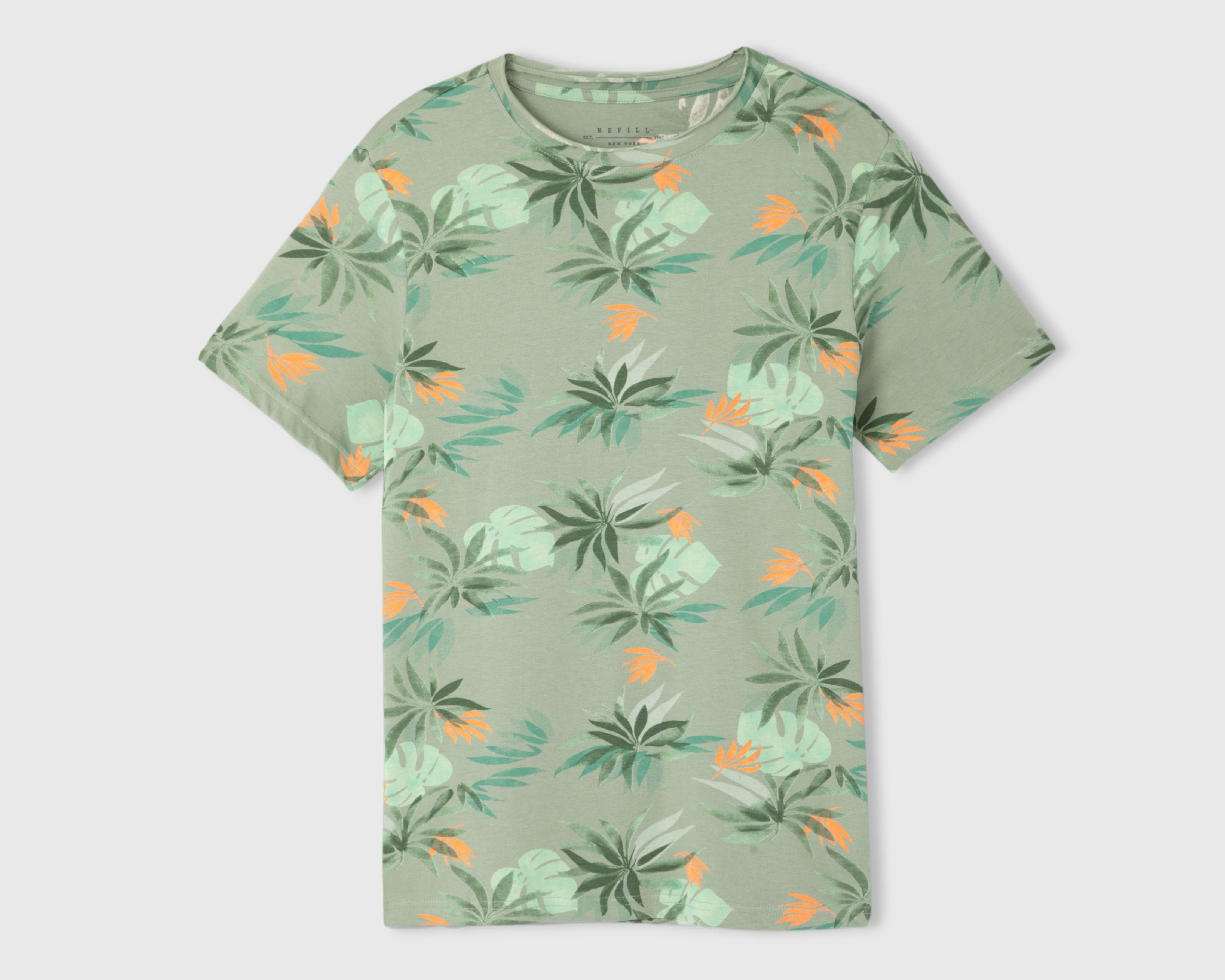 Foto 1 | Playera Refill Manga Corta Estampada Juvenil