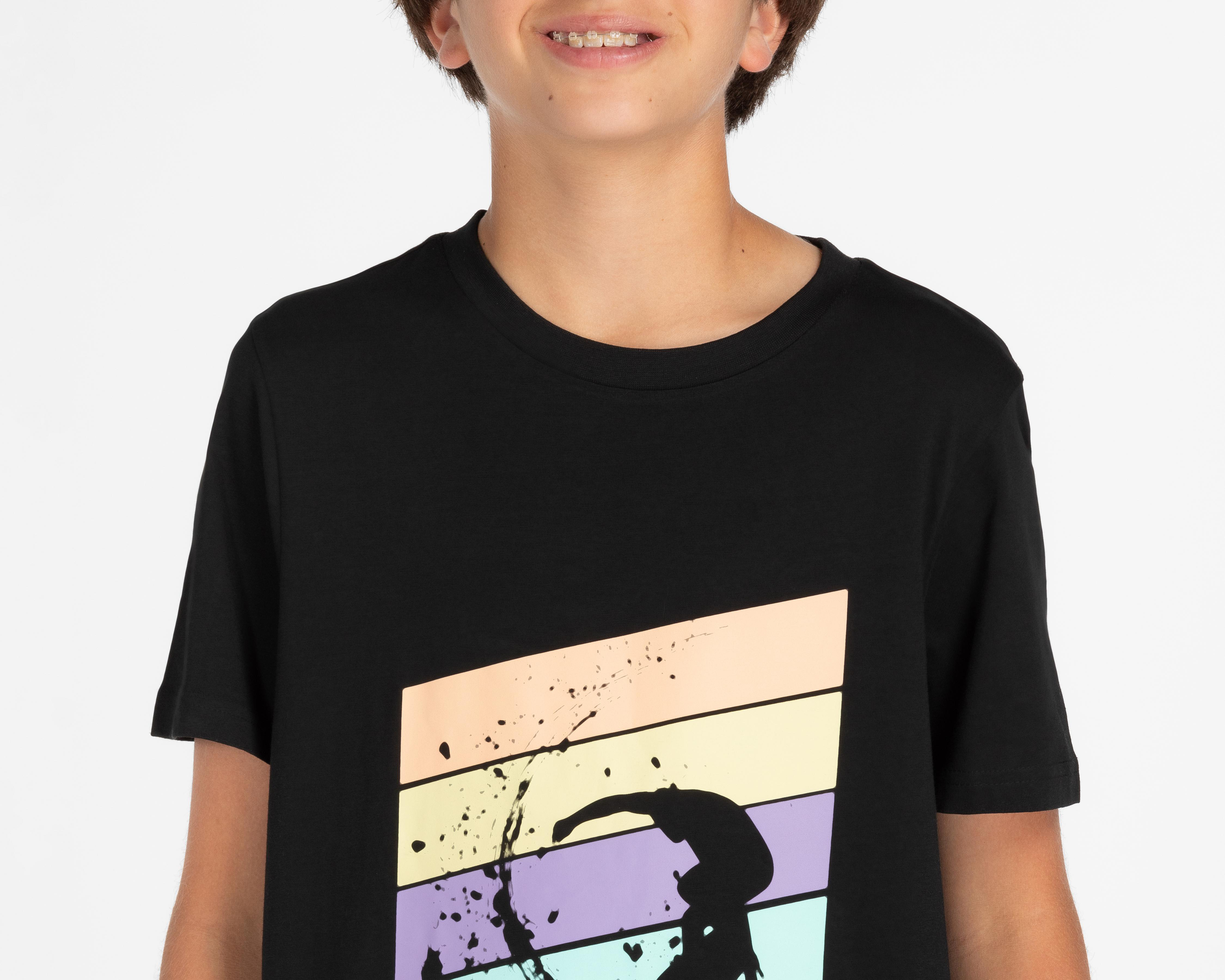 Foto 5 pulgar | Playera Neo*City Manga Corta Estampada Juvenil