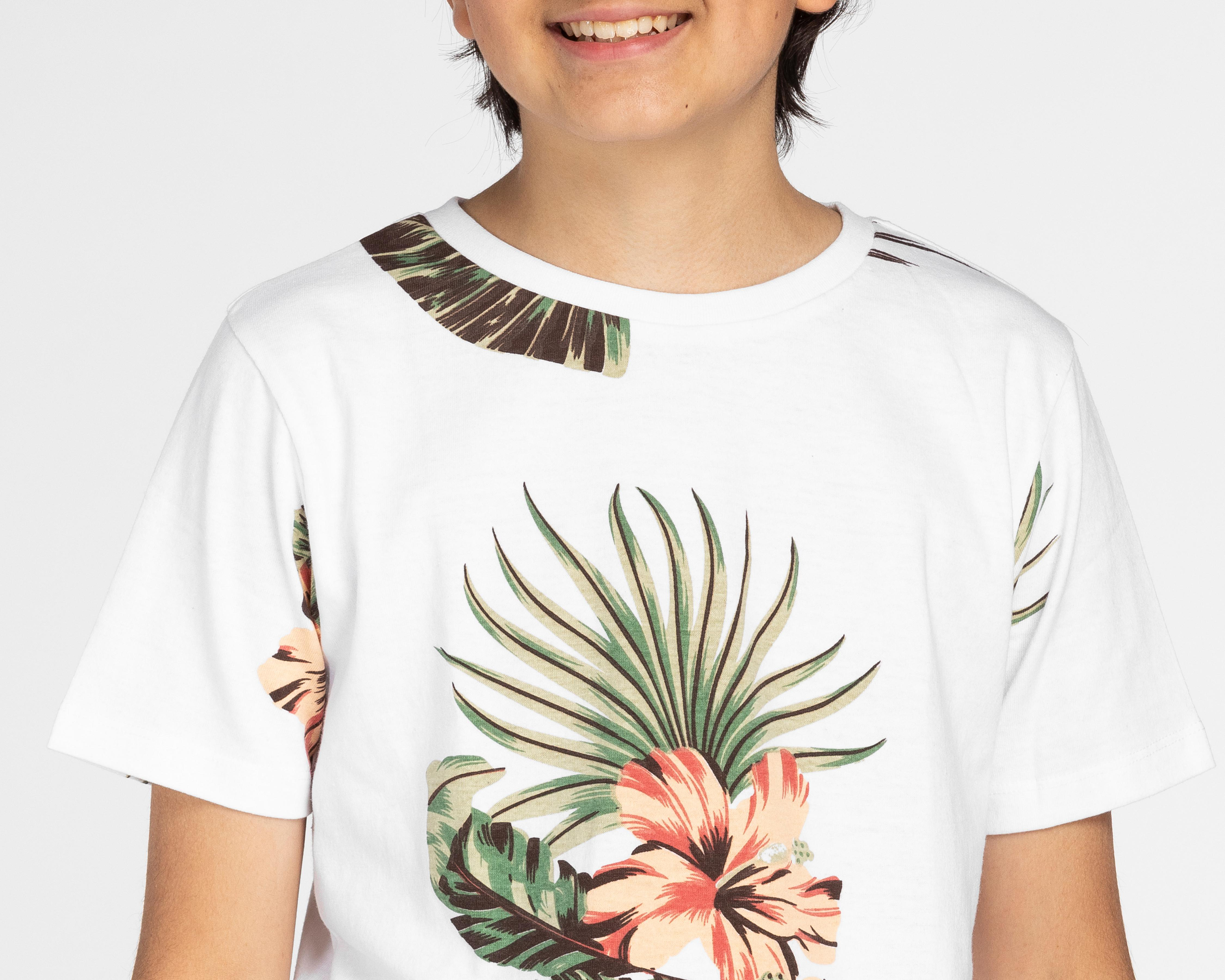 Foto 5 pulgar | Playera Refill Cuello Redondo